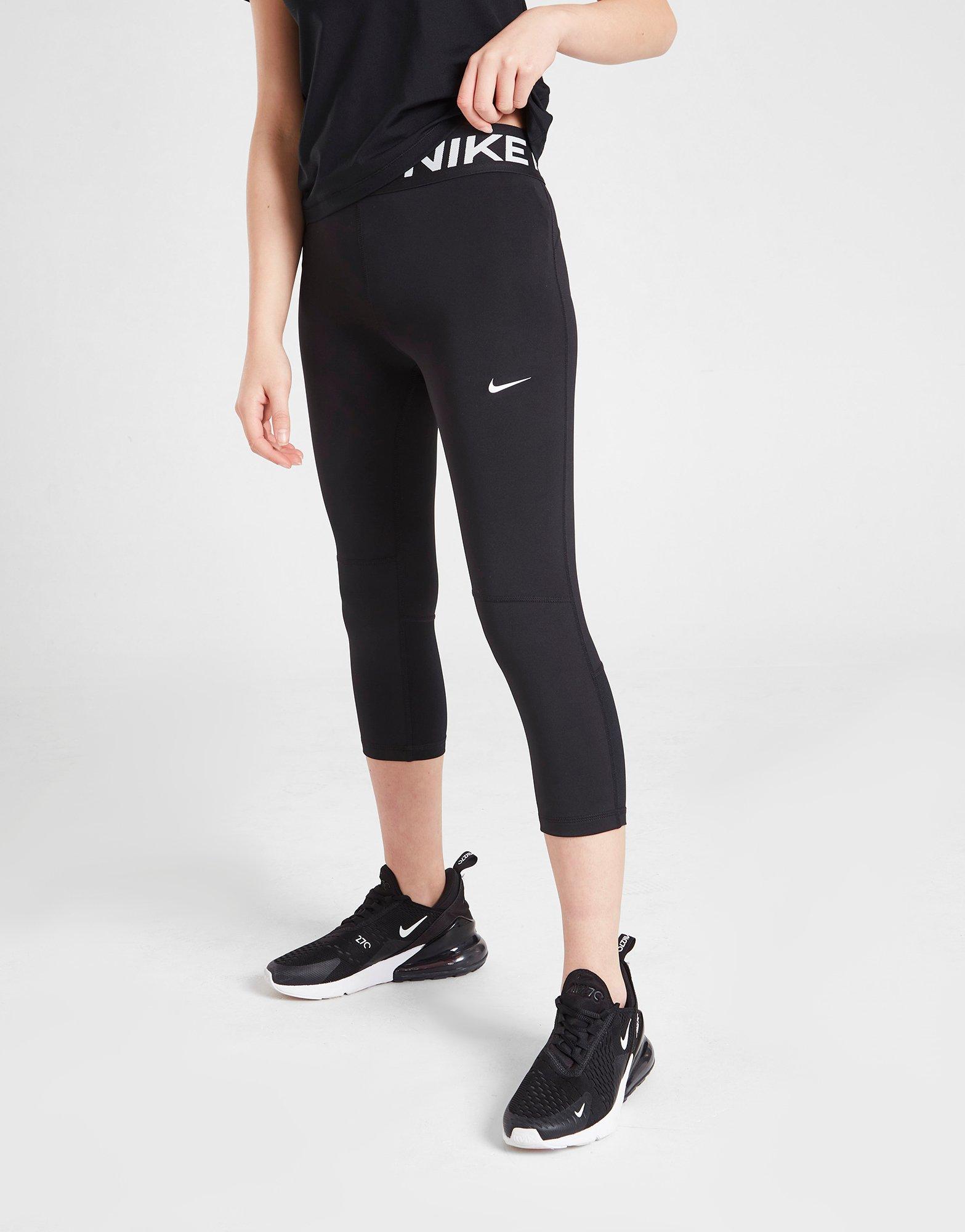 Nike Legging corsaire Nike Pro pour Fille plus âgée Noir- JD Sports France