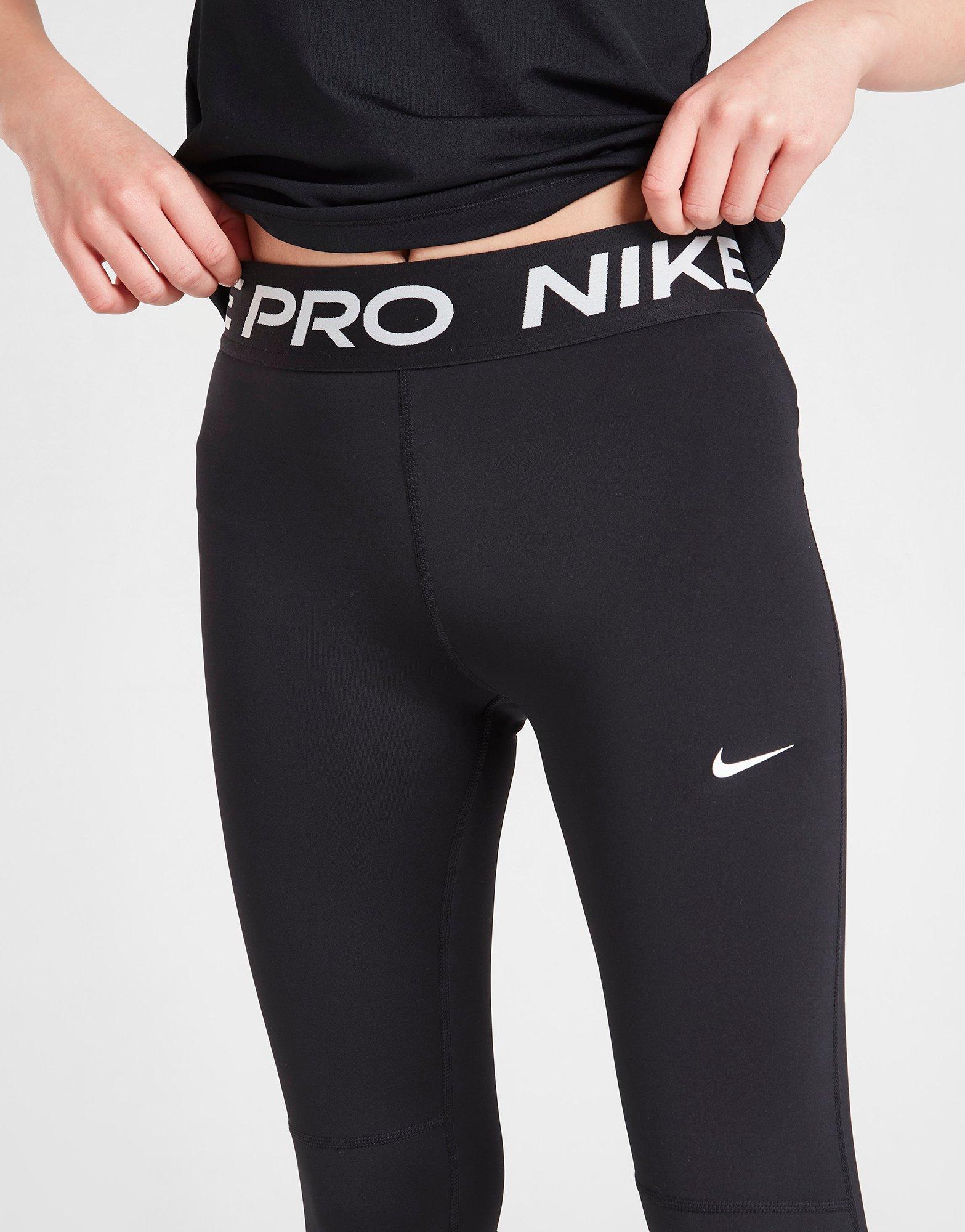 Nike Legging corsaire Nike Pro pour Fille plus âgée Noir- JD Sports France