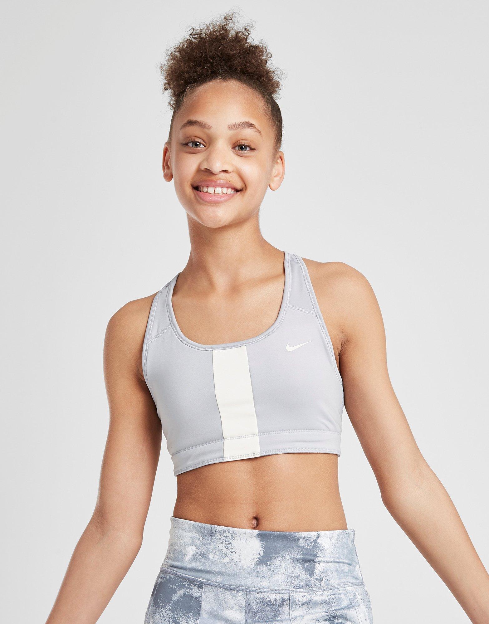 Nike Girls' Fitness All Over Print Sports Bra Kinder