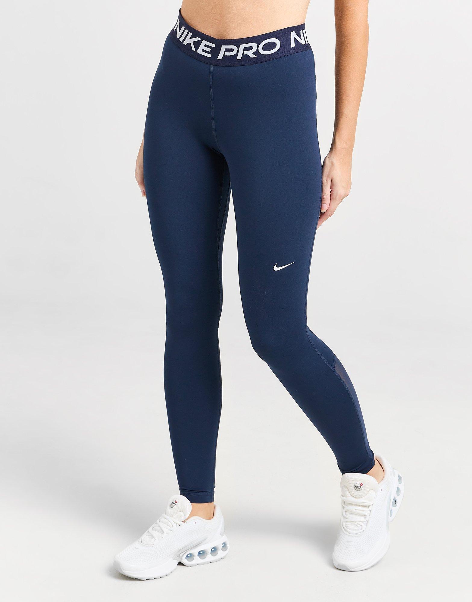 Blue Nike Pro Training Dri-FIT Tights