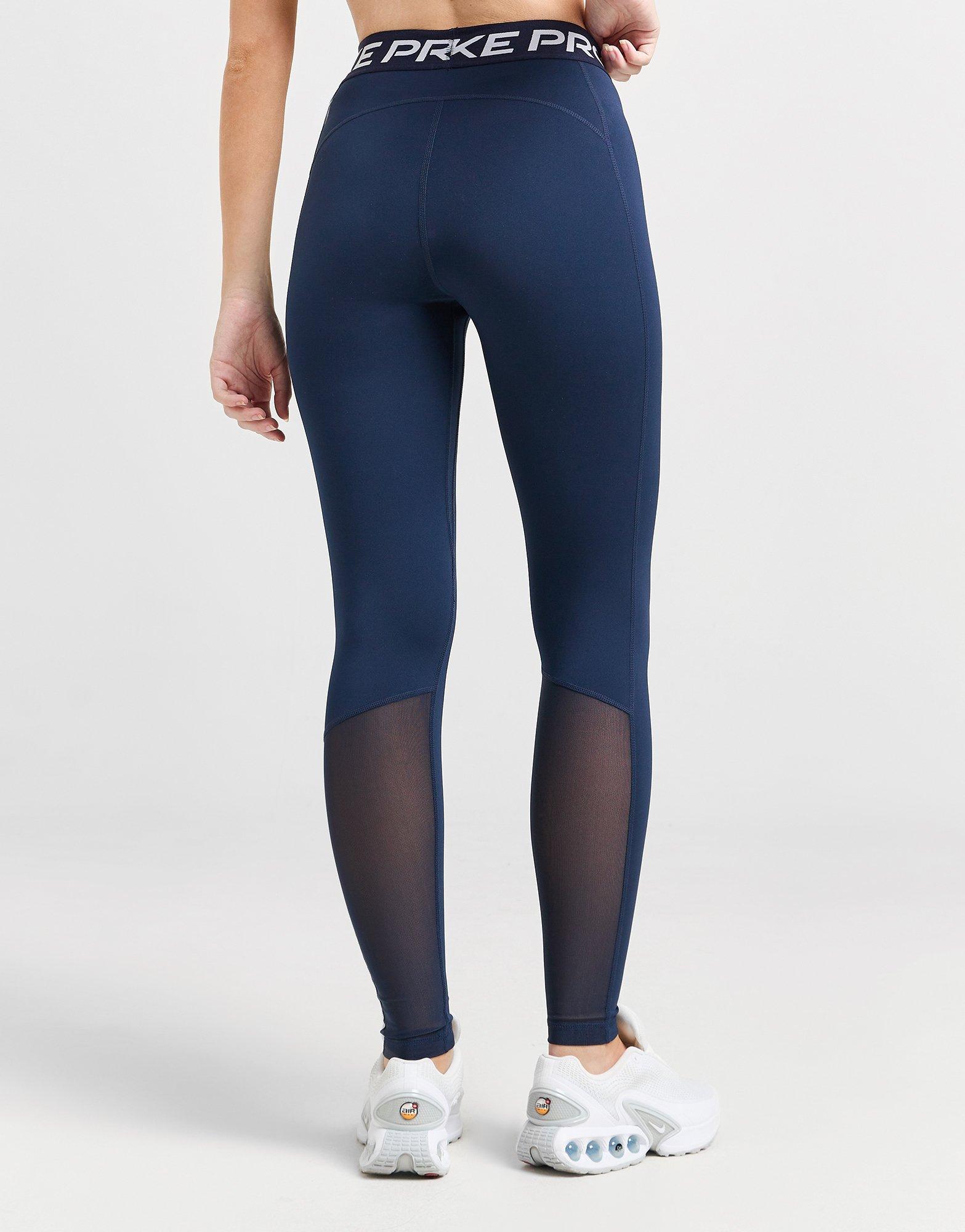 Blue Nike Pro Training Dri-FIT Tights