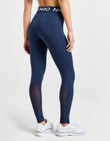 Nike Legging halfhoge taille en met mesh vlakken voor dames Pro