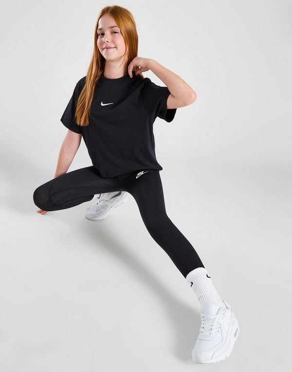 Black Nike Girls' Sportswear Favourites Leggings Junior