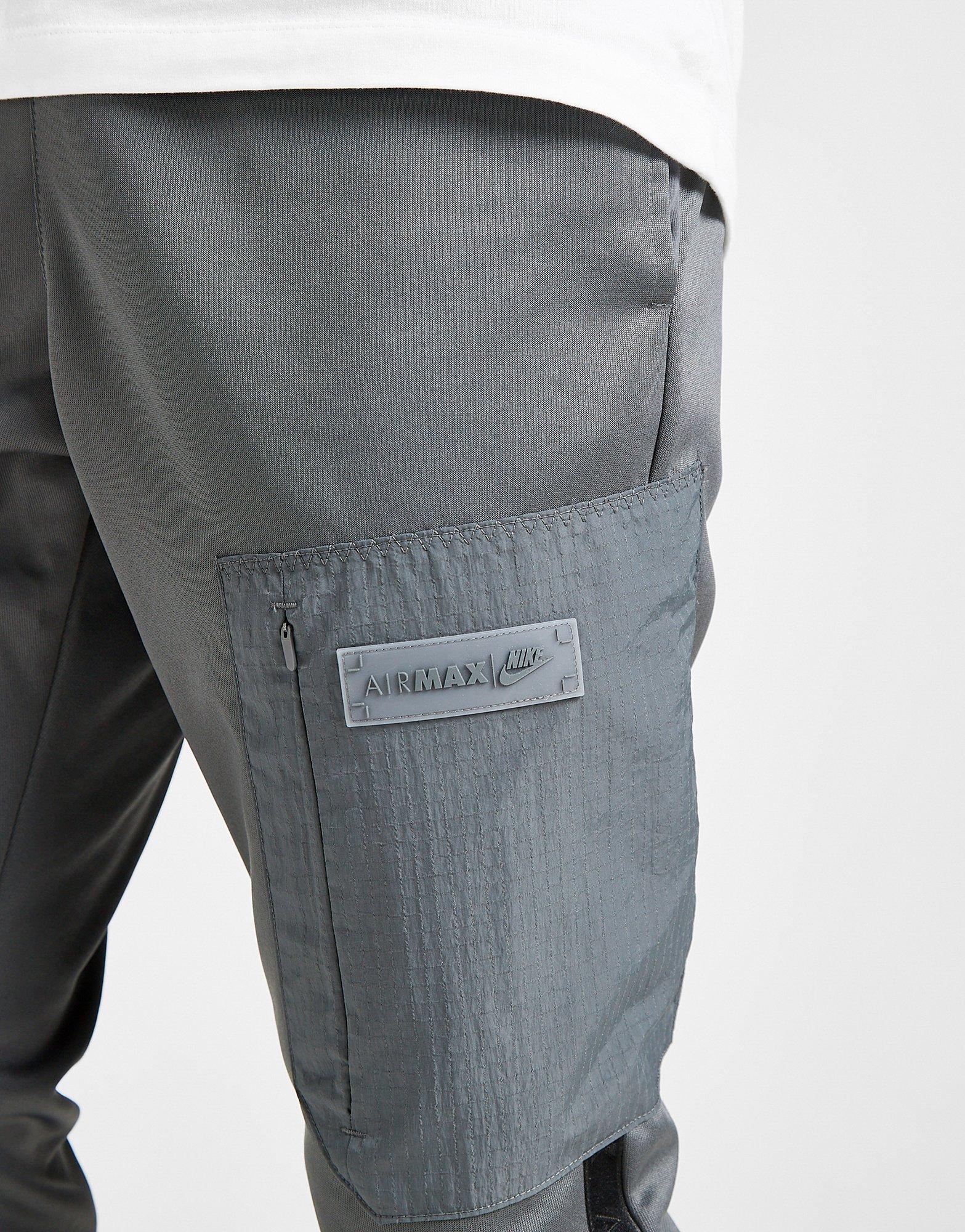 nike air max poly track pants grey