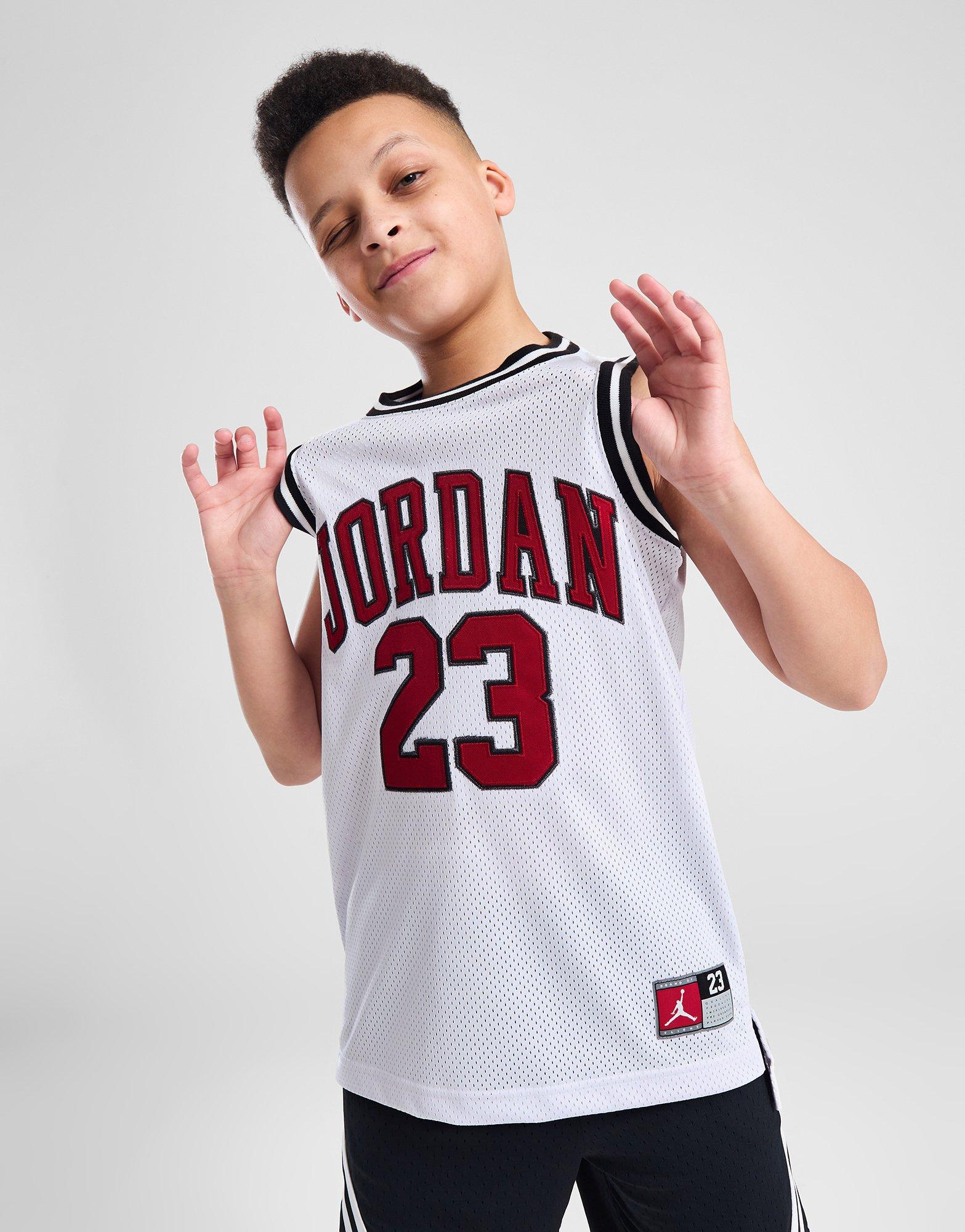 White Jordan 23 Tank Top Junior's - JD Sports