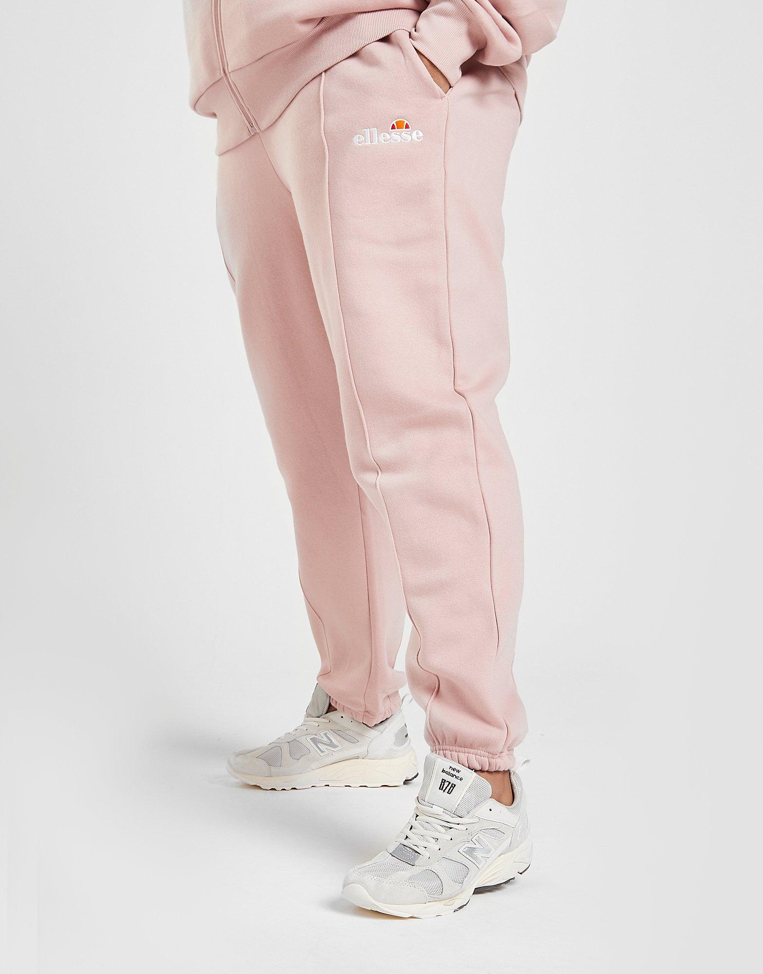 Pink Ellesse Pintuck Plus Size Joggers - JD Sports NZ