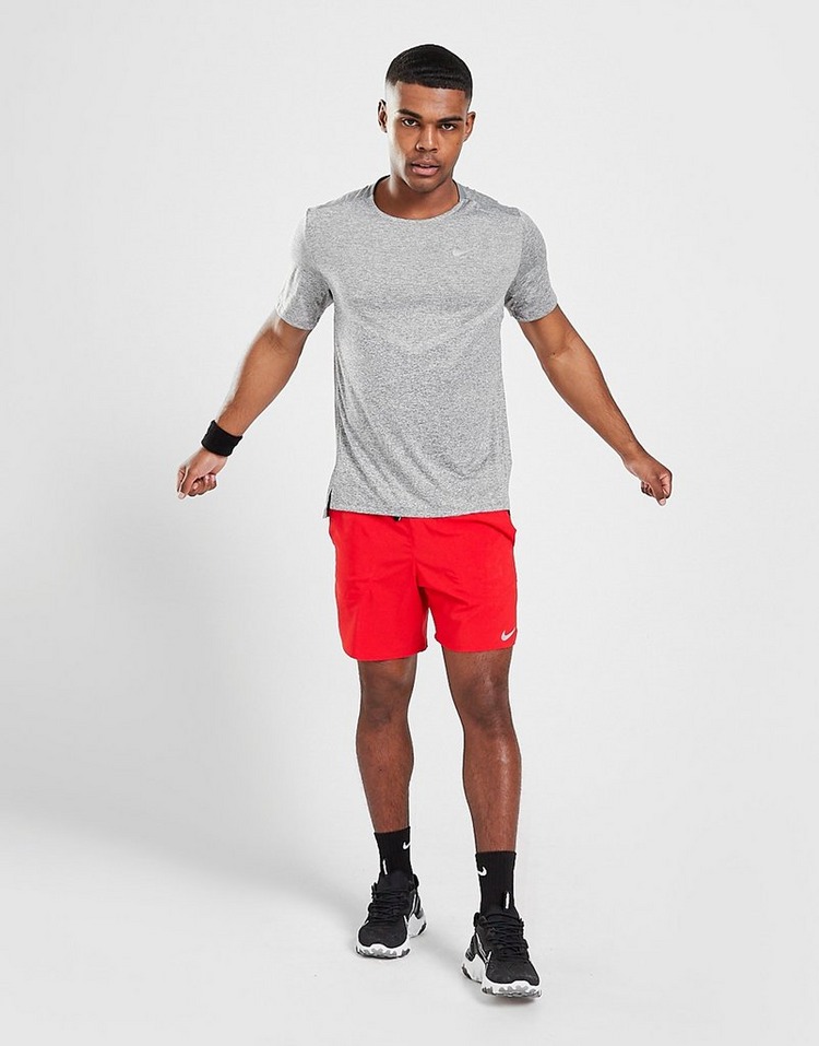 Grey Nike Rise 365 T-Shirt | JD Sports UK