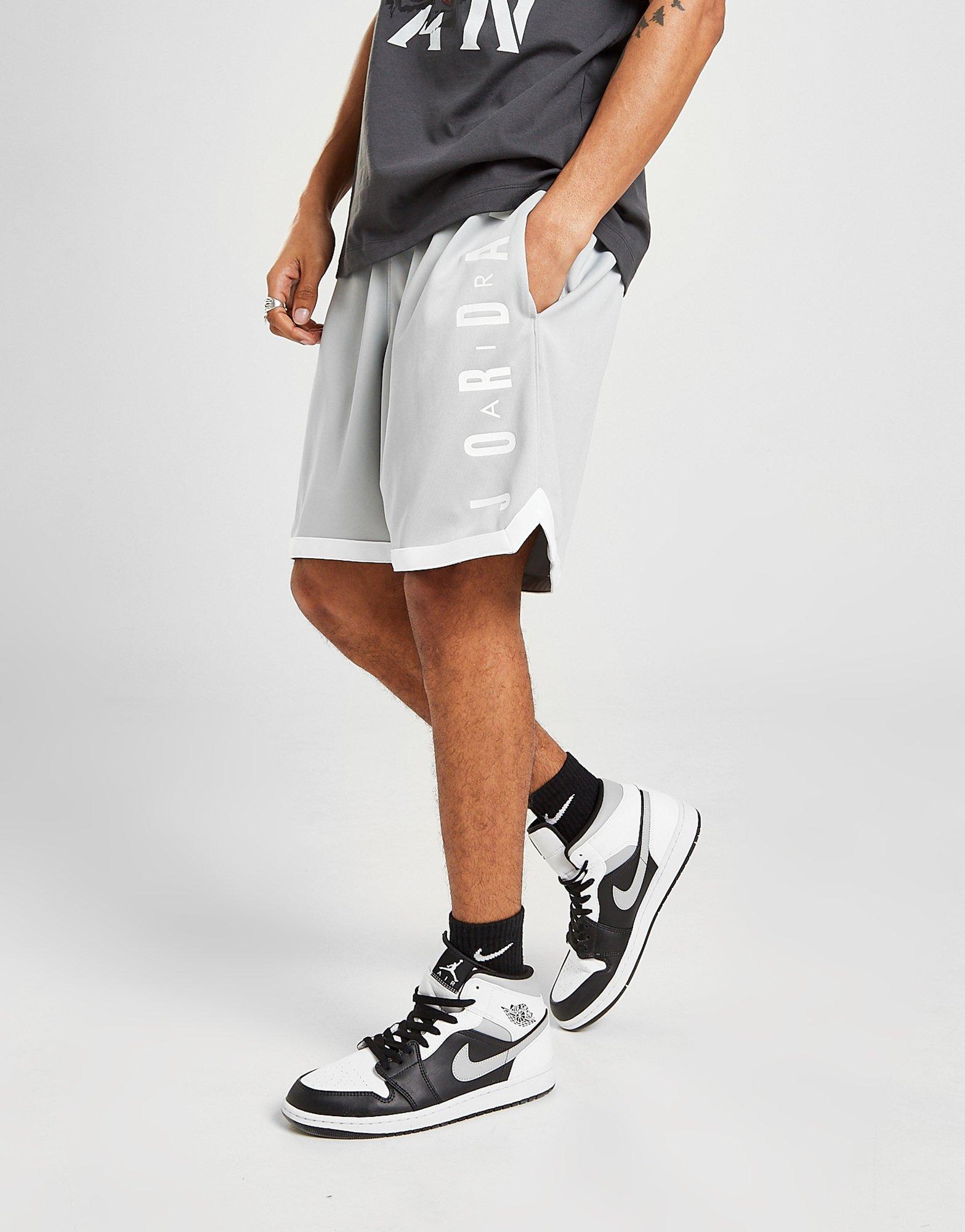 grey jordan basketball shorts
