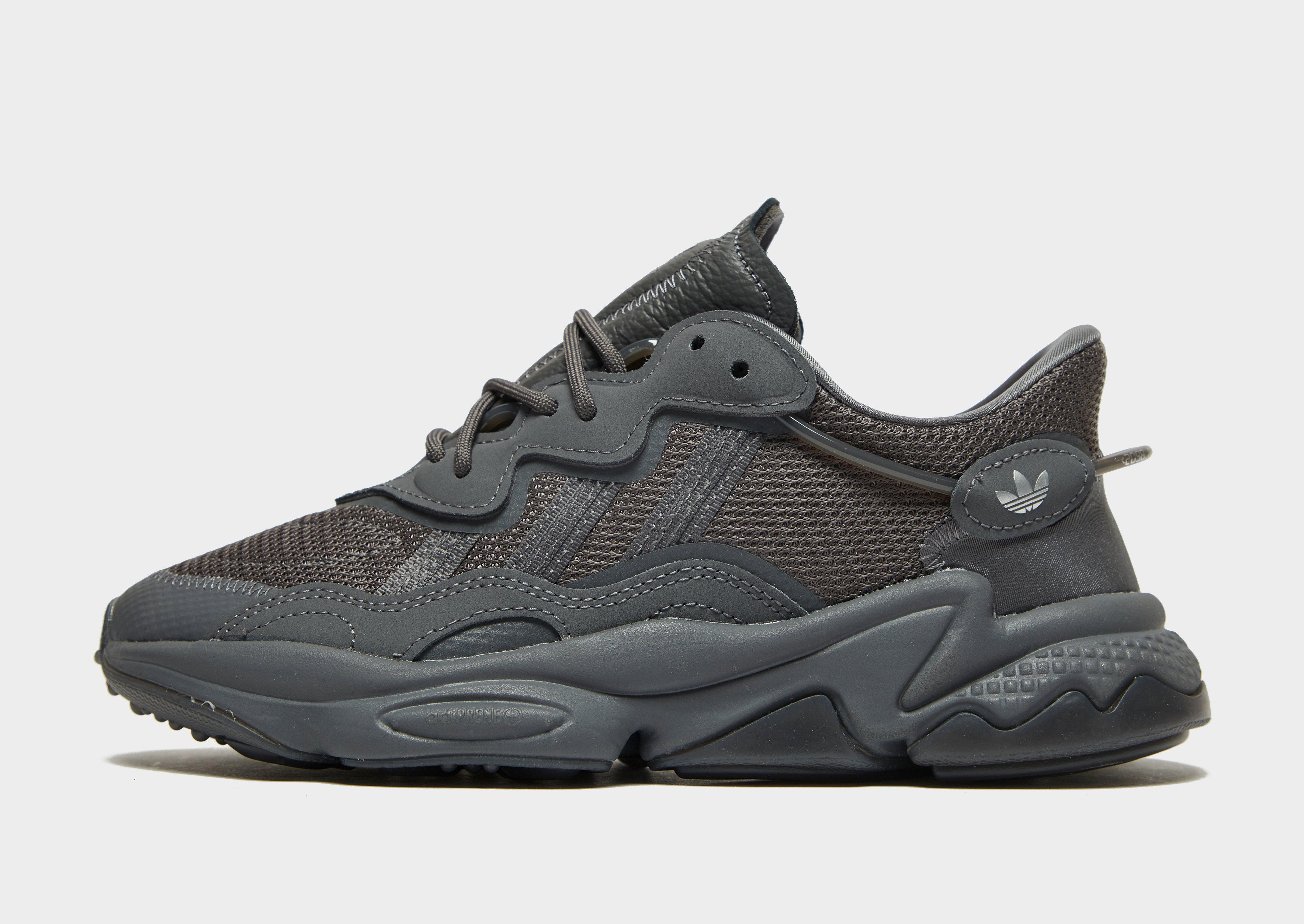 all grey adidas ozweego