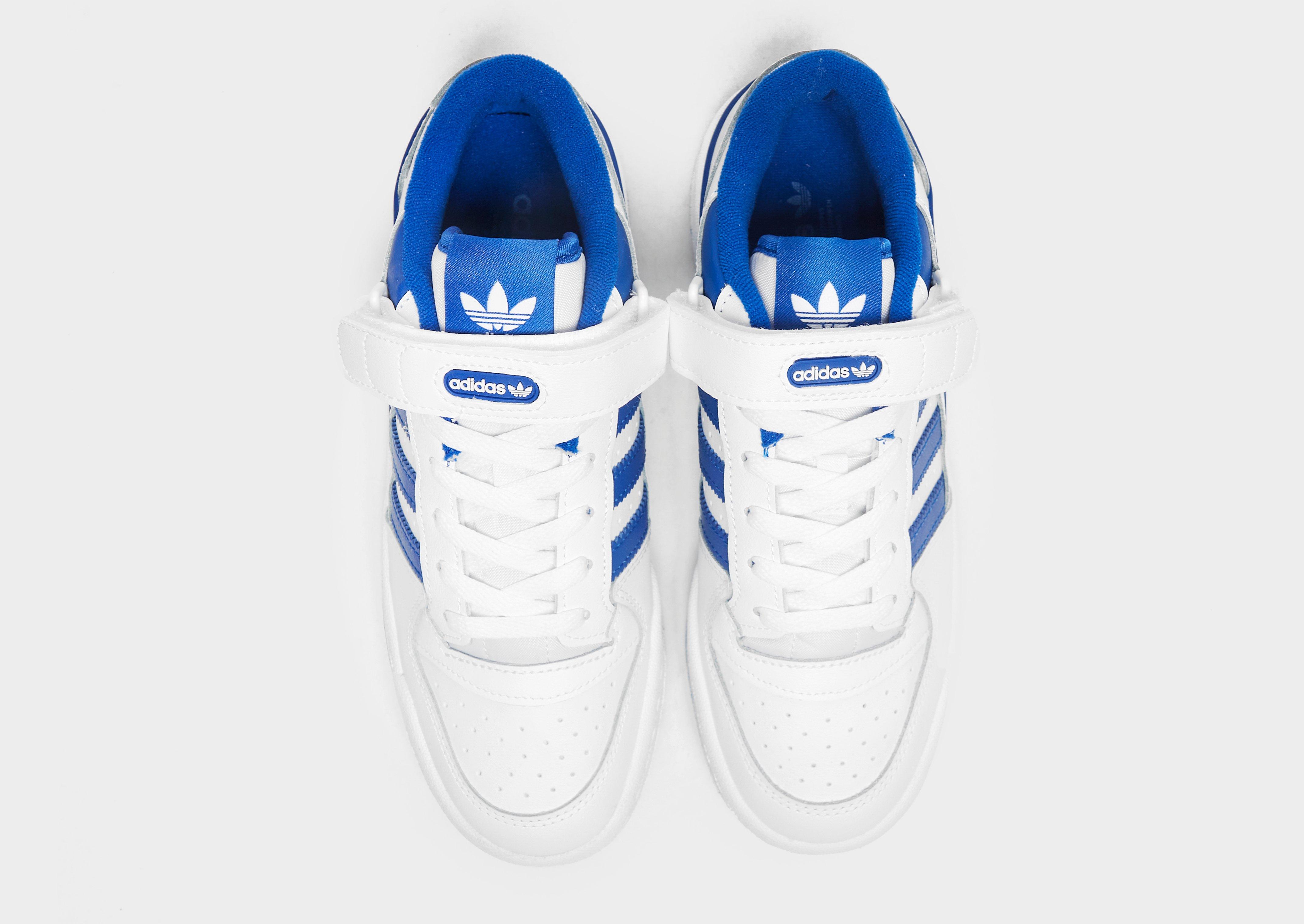 (WMNS) Adidas Originals Forum Low Sneakers White/Blue GY7985 US 10