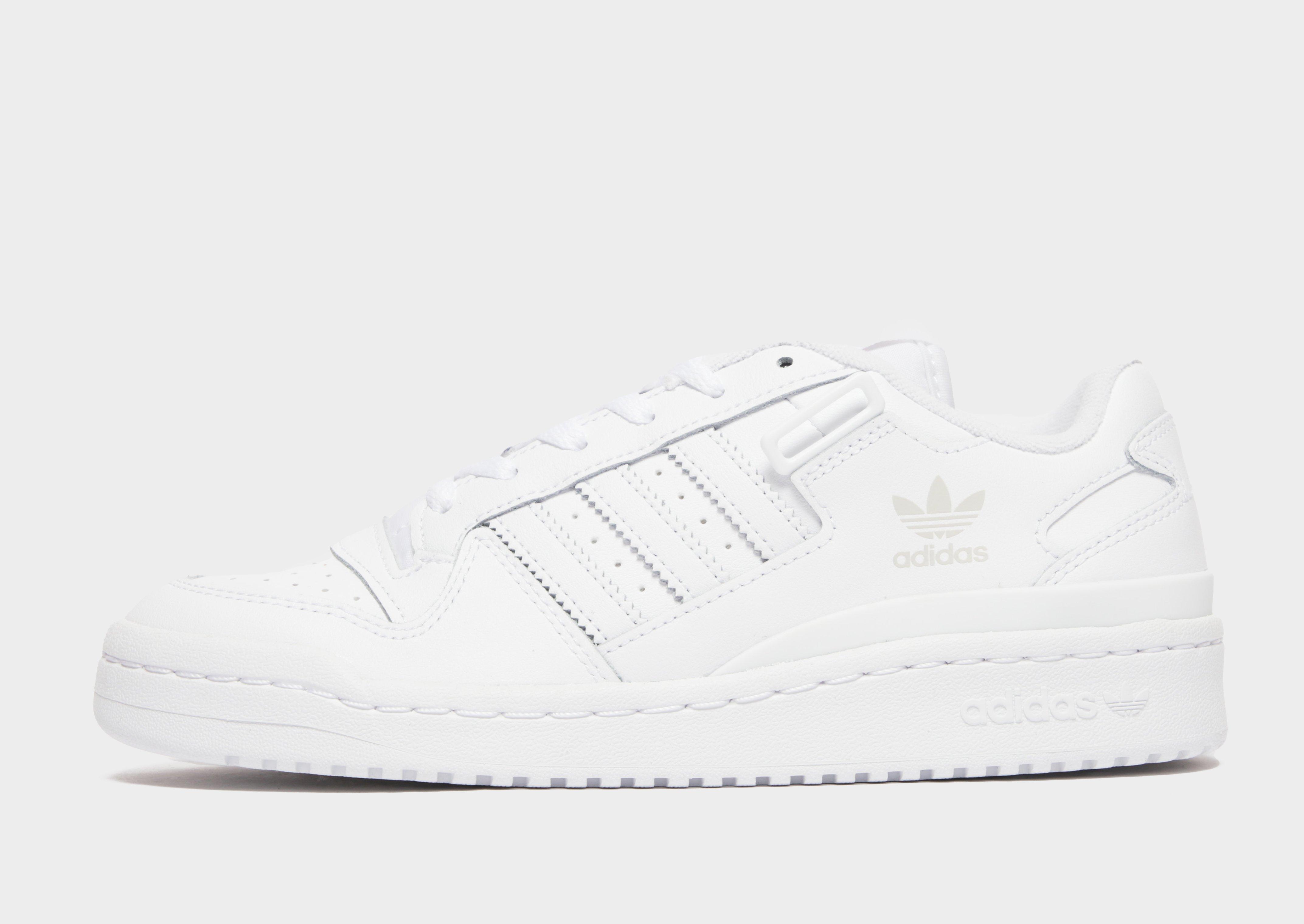 White adidas Originals Forum Low Junior - JD Sports NZ