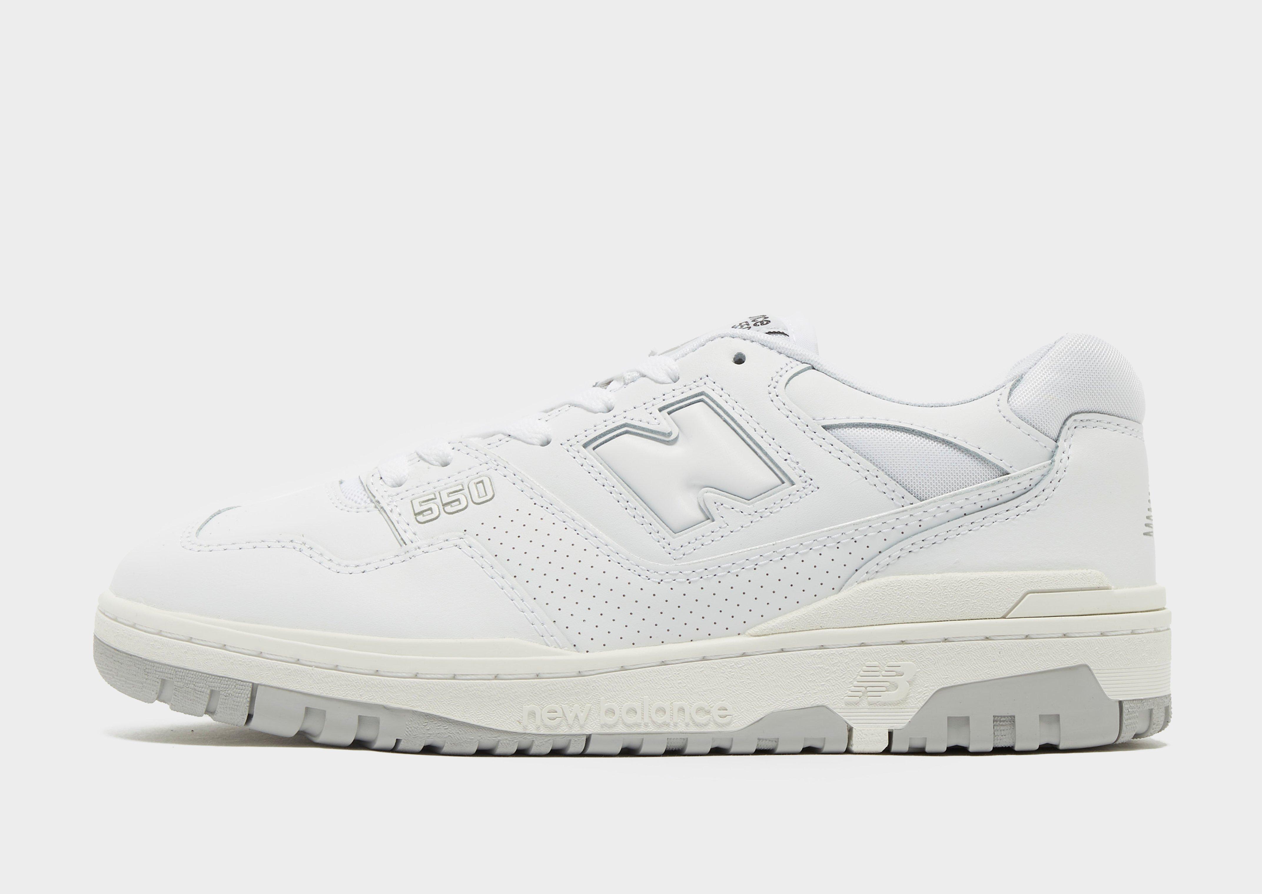 Mens white shop new balance shoes