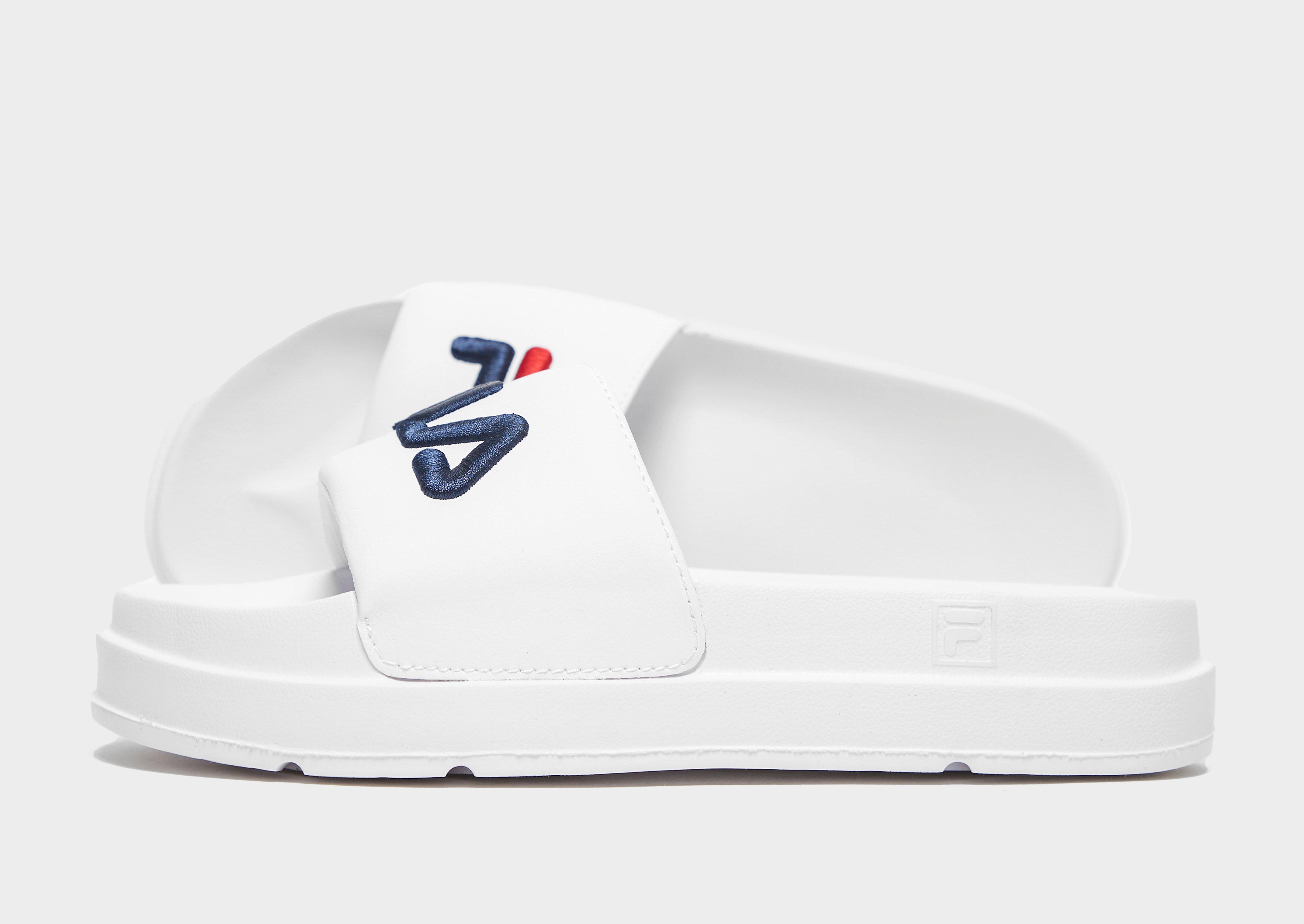 Wit Fila Drifter Slippers Dames | JD Sports