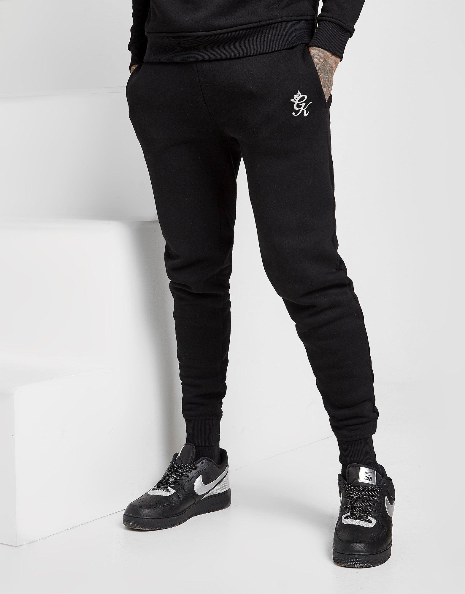 gym king black joggers