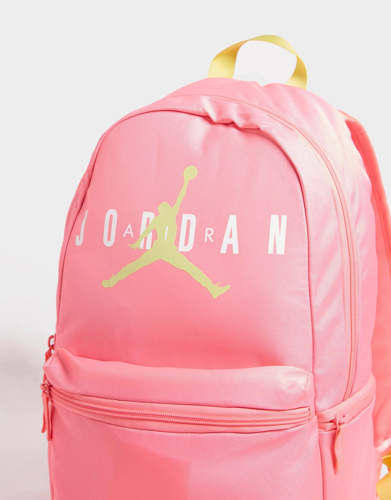 pink jordan backpack