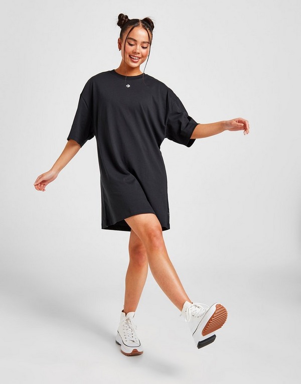 Black Converse Oversized T Shirt Dress Jd Sports