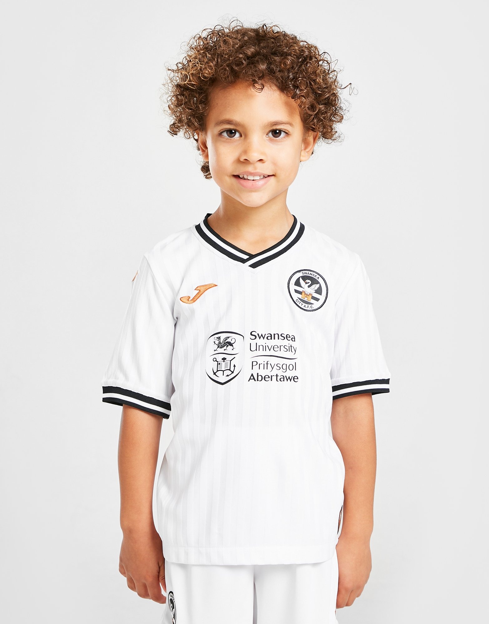 White Joma Swansea City Fc 2021 22 Mini Home Shirt Kleinkinder Jd Sports