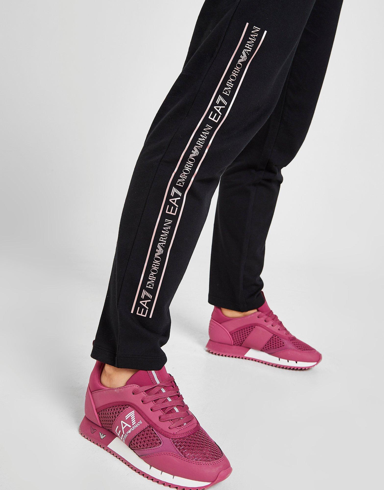 pink armani tracksuit