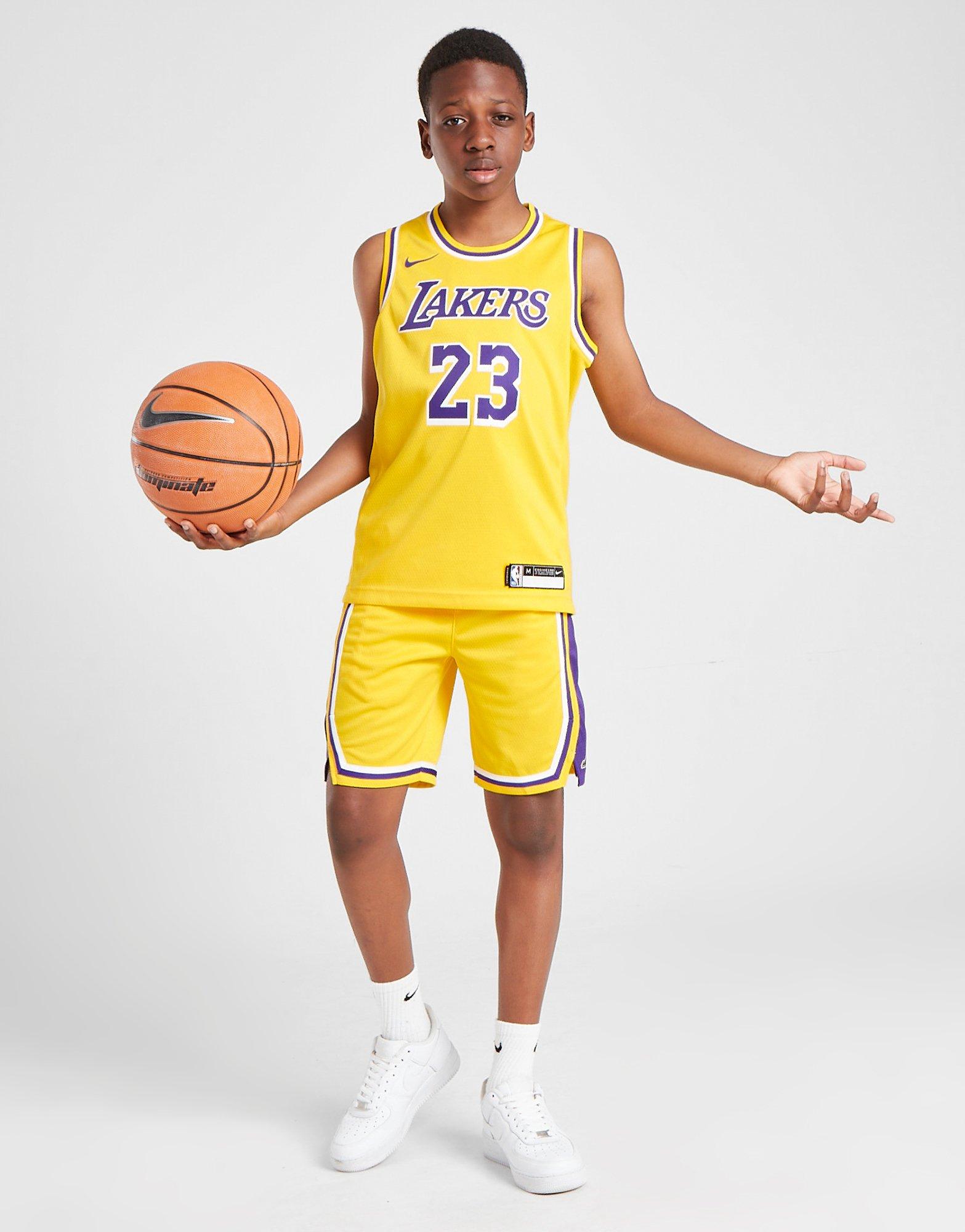 Lebron James Los Angeles Lakers Jersey yellow #23 – Classic Authentics