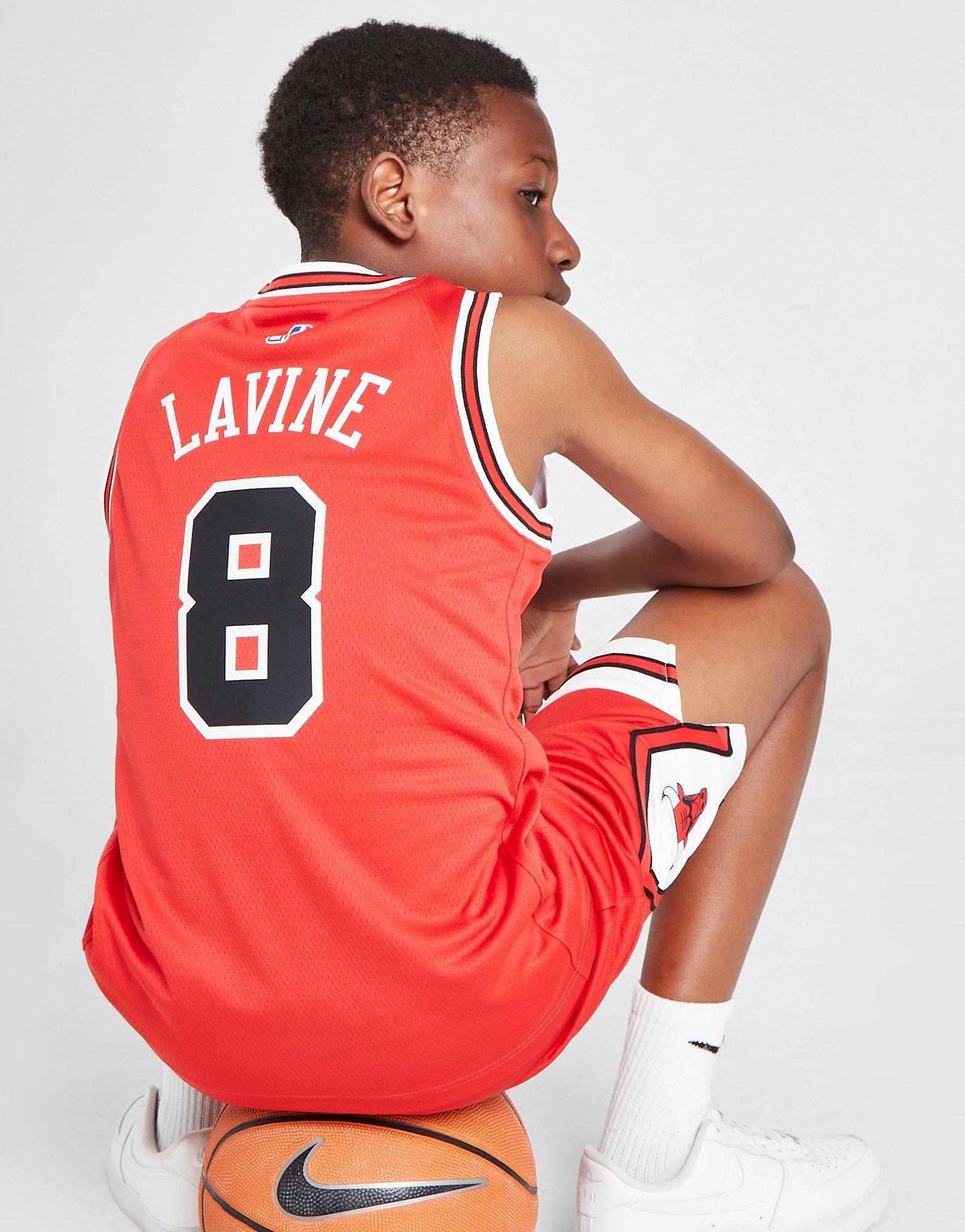 White Nike NBA Chicago Bulls Lavine #8 Swingman Jersey - JD Sports