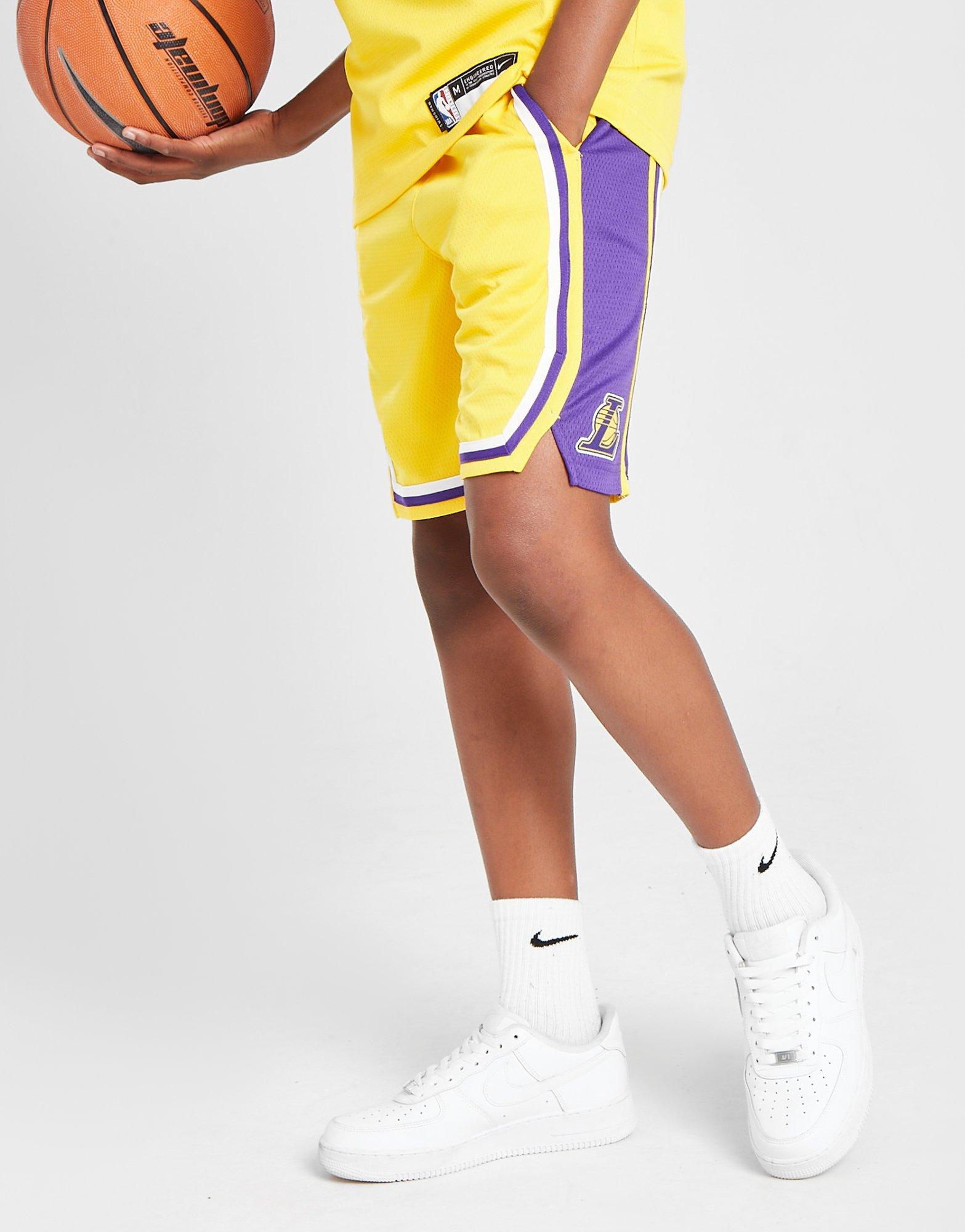 Nike Ensemble Maillot/Short NBA LA Lakers James #23 Enfant Jaune- JD Sports  France