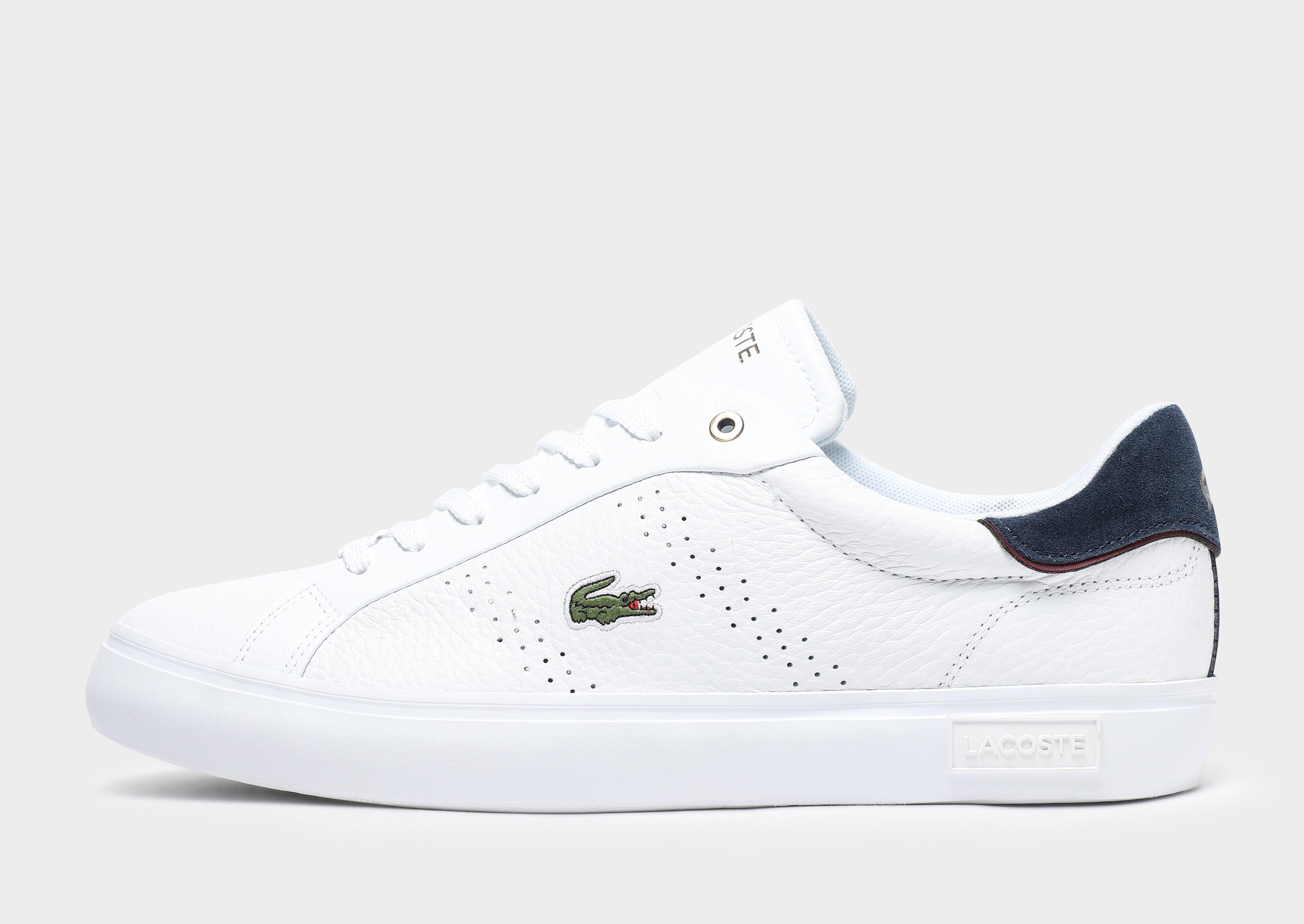 White Lacoste Powercourt 0822 JD Sports Australia