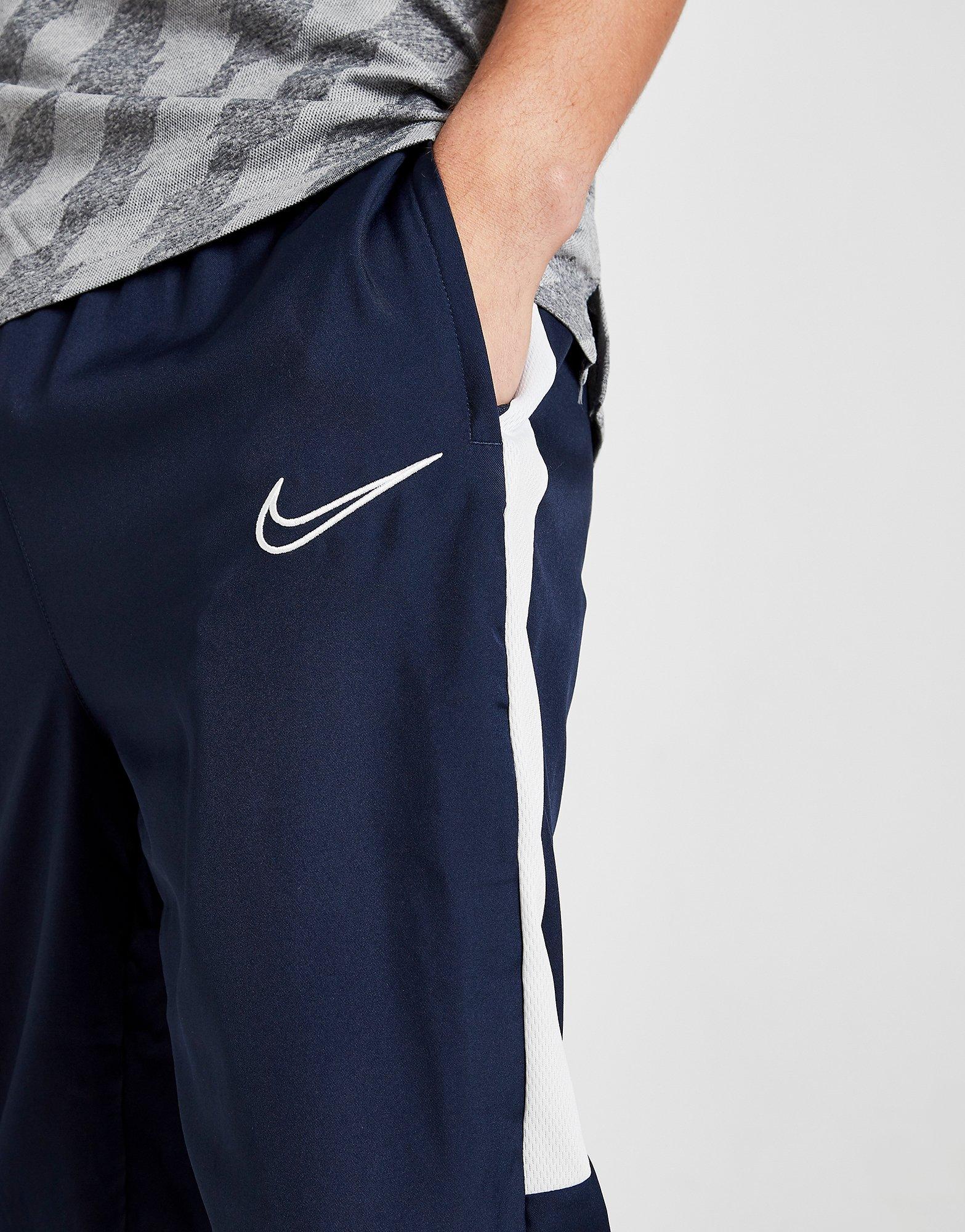 nike academy track pants grey