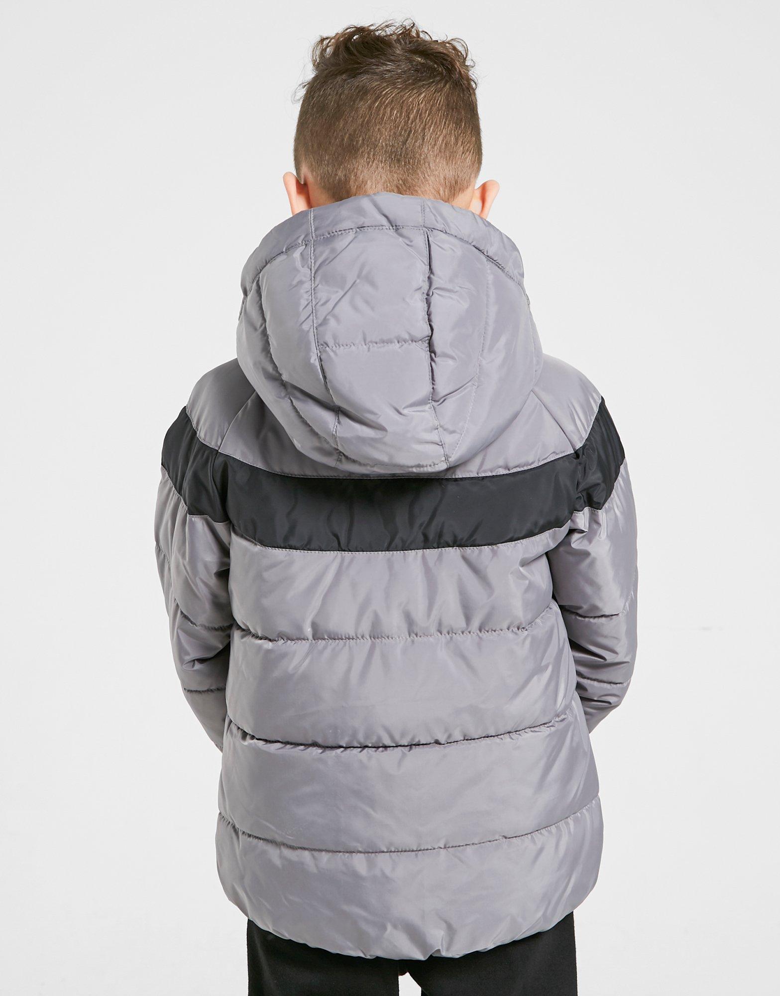 nike grey padded jacket