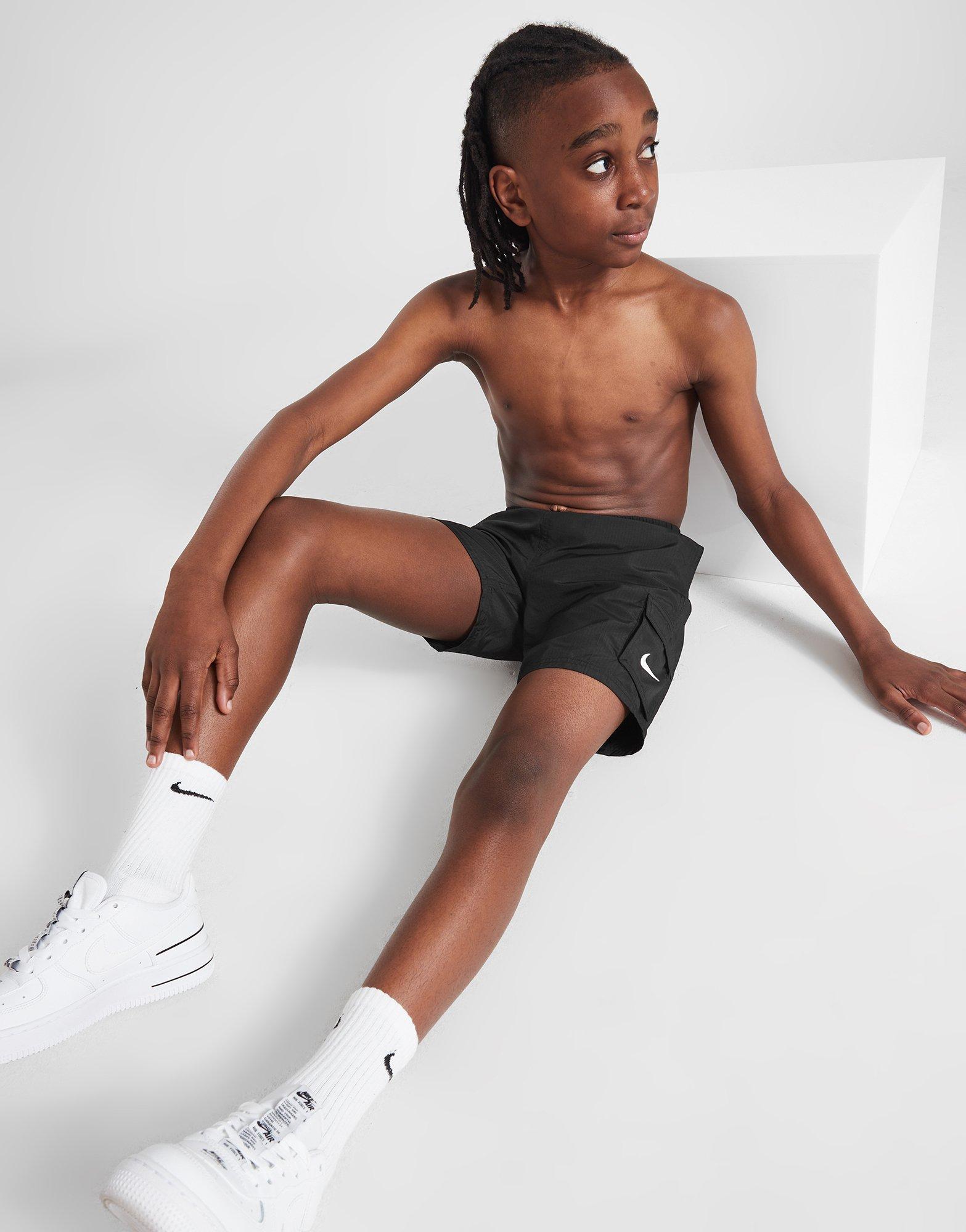 Black Nike Cargo Swim Shorts Junior JD Sports