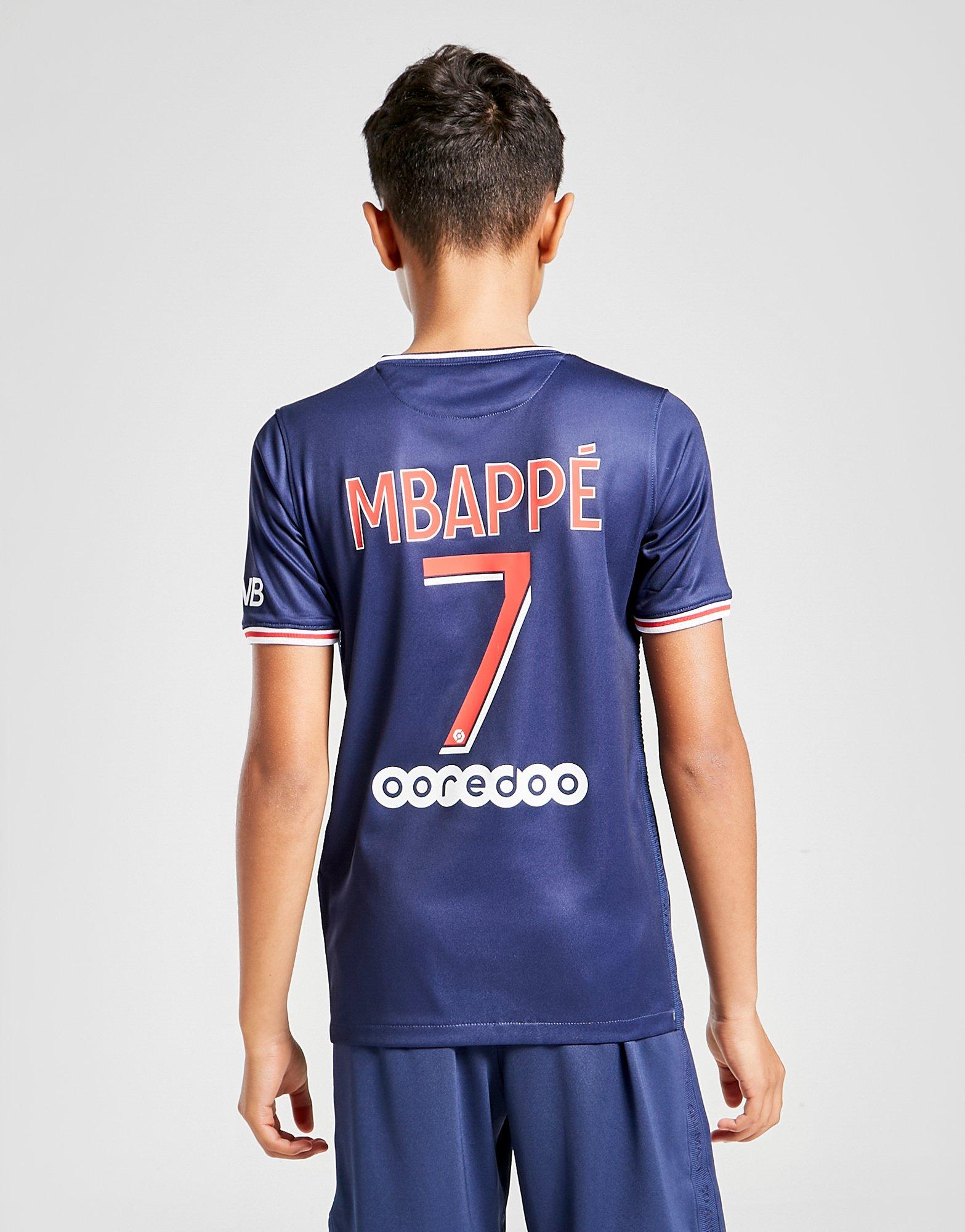 psg mbappe shirt junior