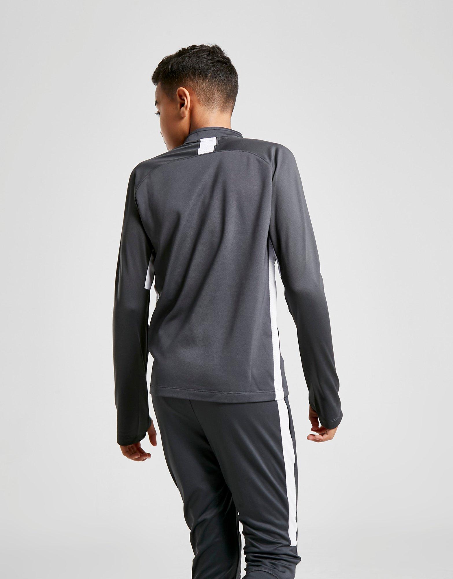 nike academy drill top grey