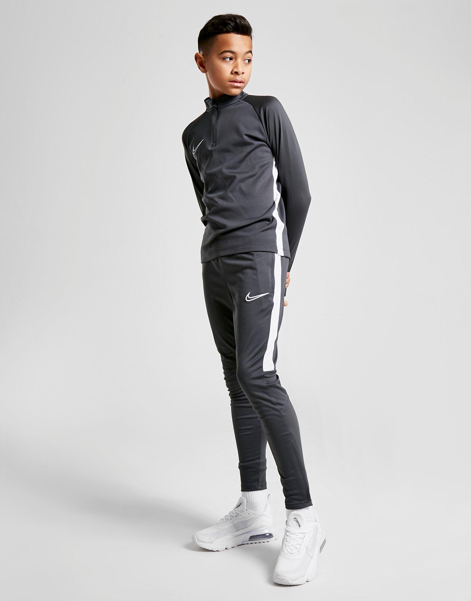 nike academy drill top grey