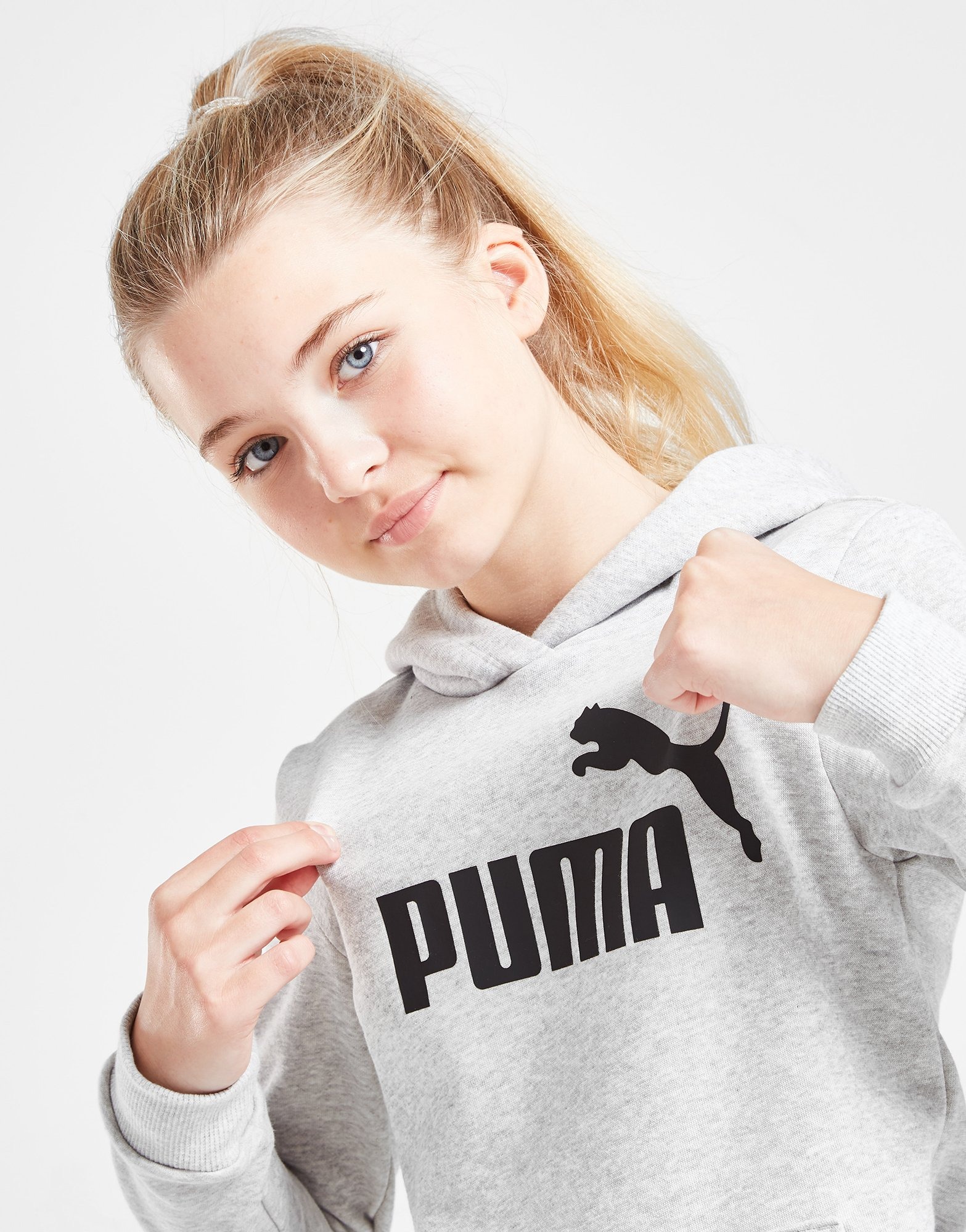 grey puma hoodie jd