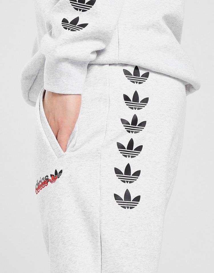 Grey adidas Originals Repeat Logo Joggers JD Sports