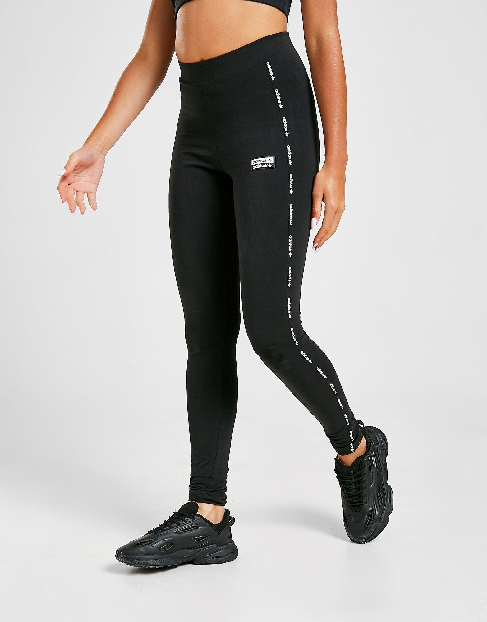 Adidas originals tape leggings black best sale