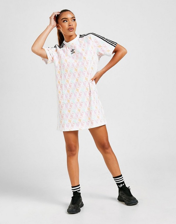 Adidas Originals Monogram T Shirt Dress