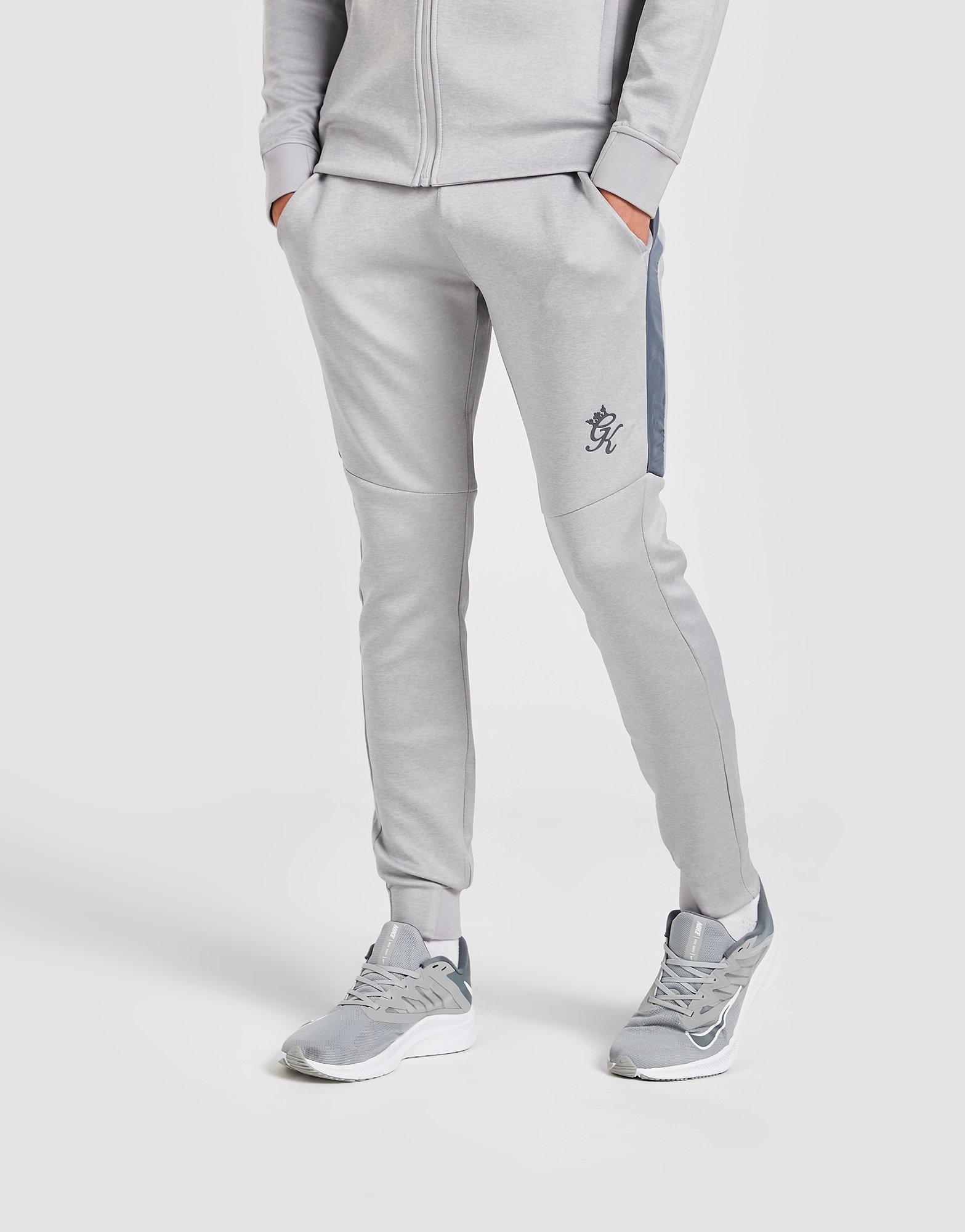 Grey joggers gym discount king