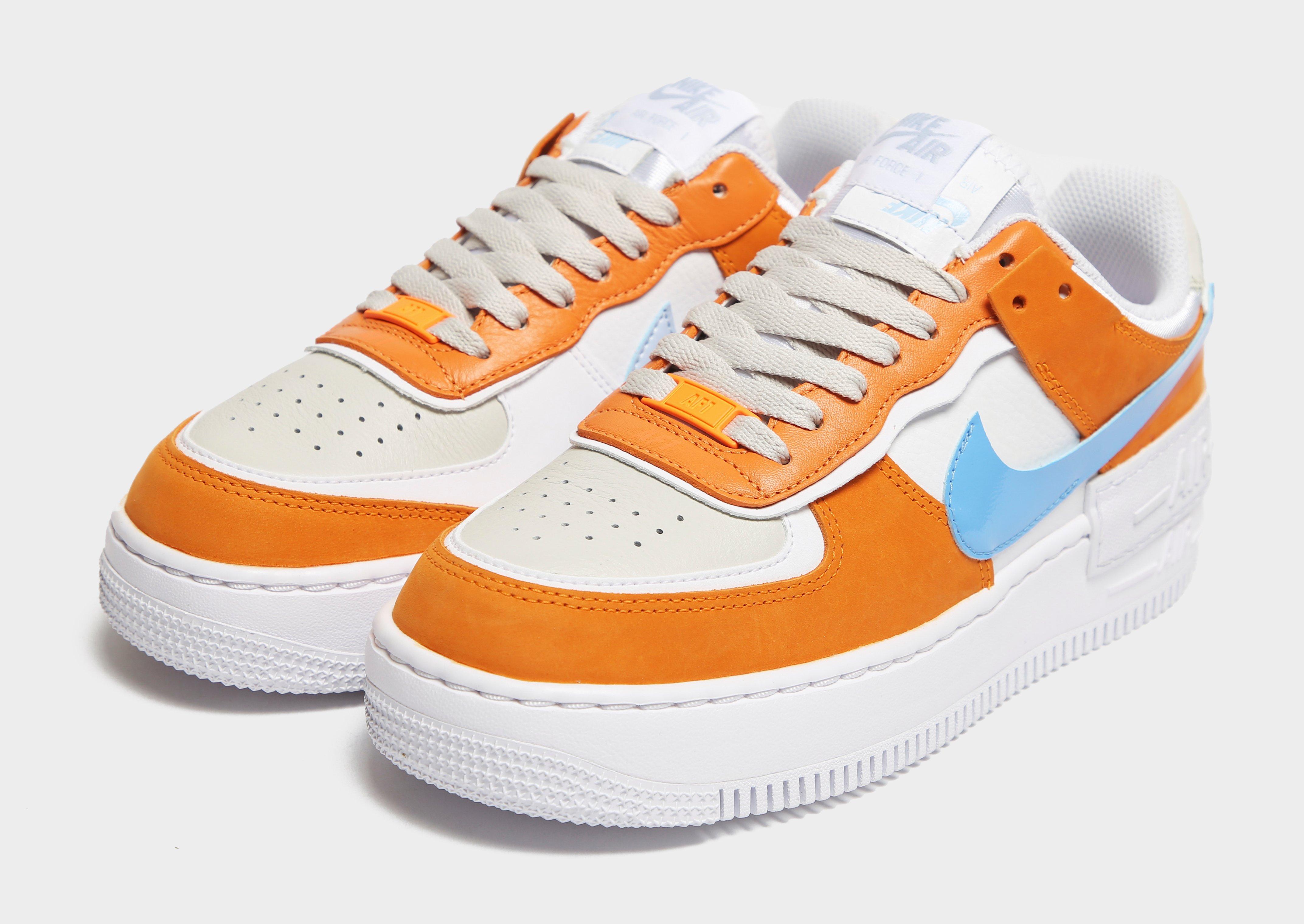 air force 1 shadow orange and blue
