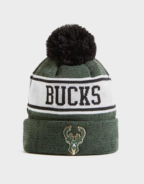 New Era Nba Milwaukee Bucks Pom Beanie Mutze Grun Jd Sports