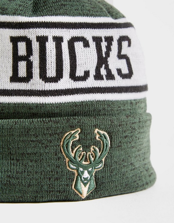 New Era Nba Milwaukee Bucks Pom Beanie Mutze Grun Jd Sports