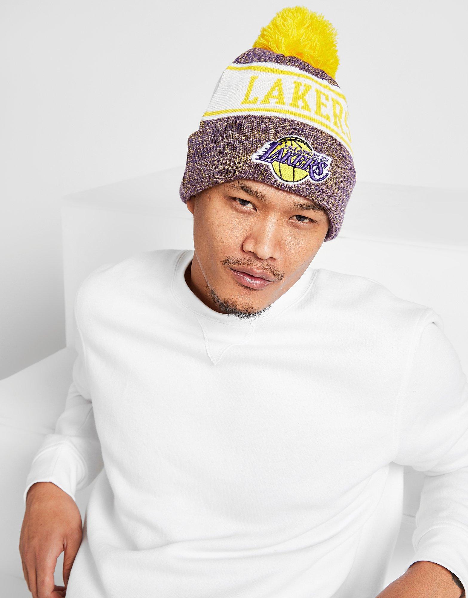 new era lakers beanie
