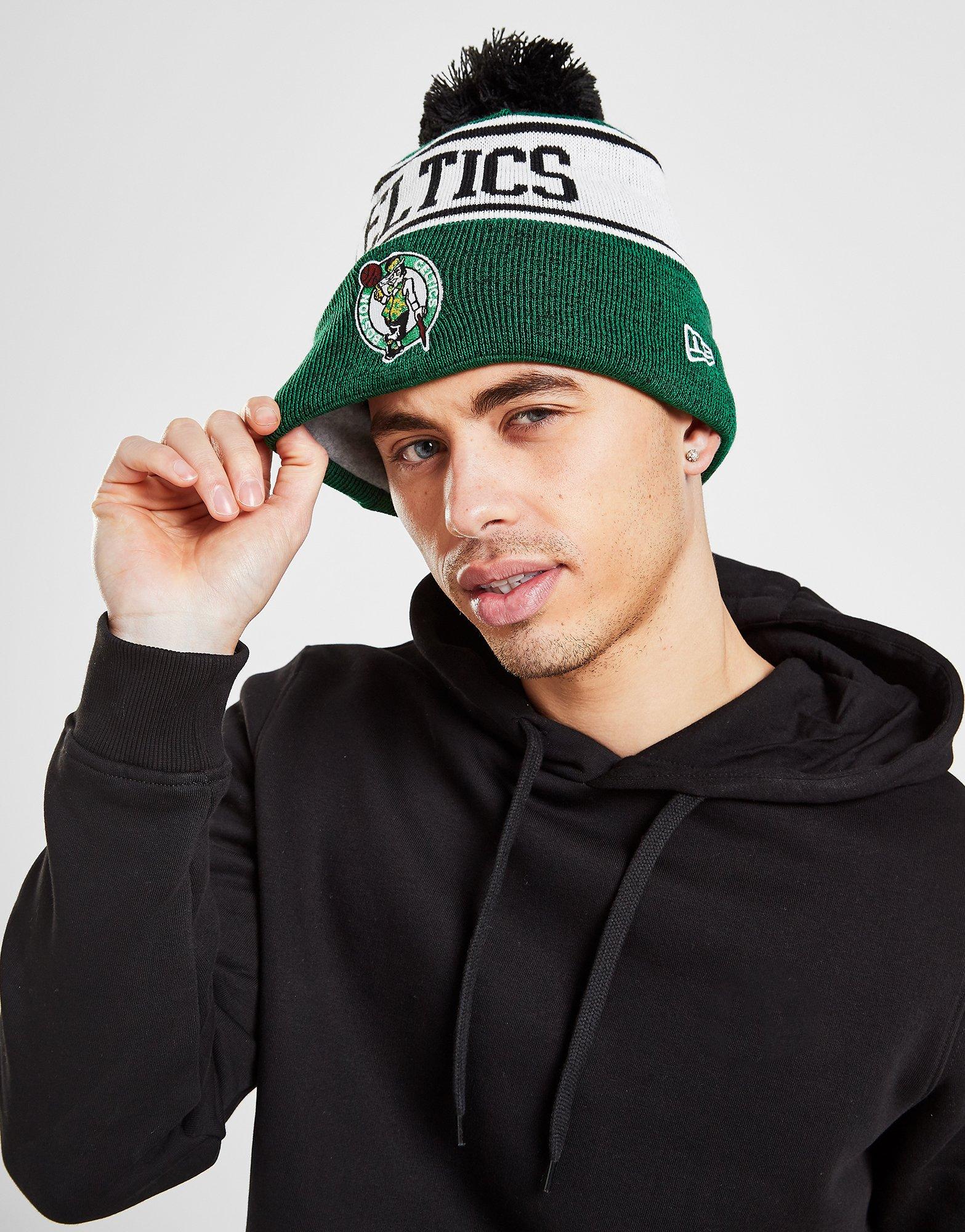 new era men's boston celtics knit hat