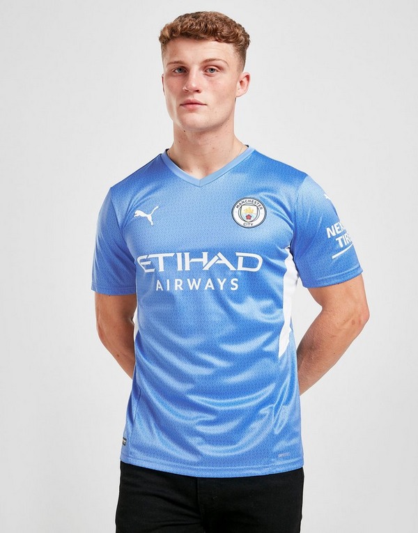 Blue Puma Manchester City FC Short Sleeve Home Shirt - NZ