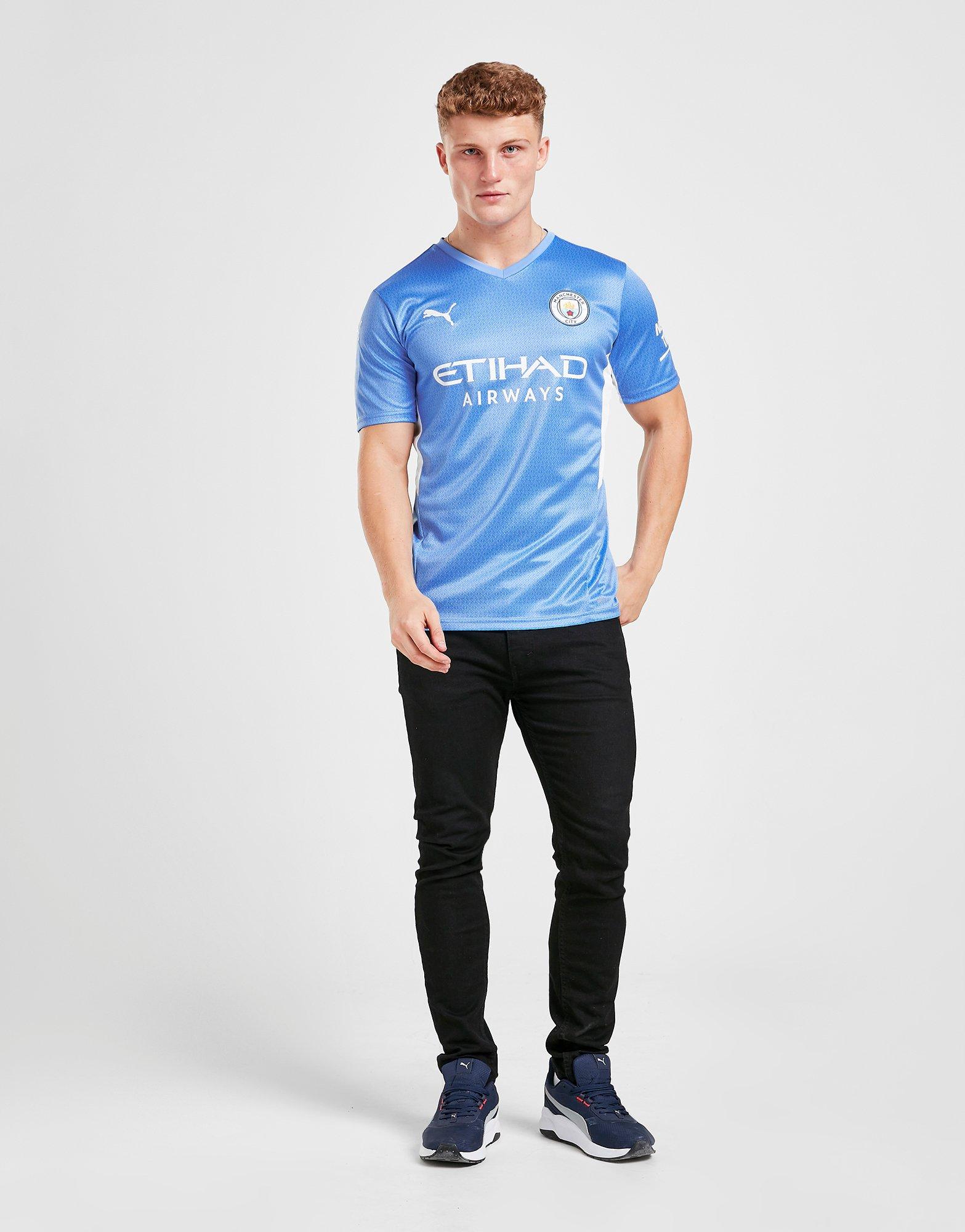 PUMA Manchester City FC 2021/22 Short Sleeve Home Shirt