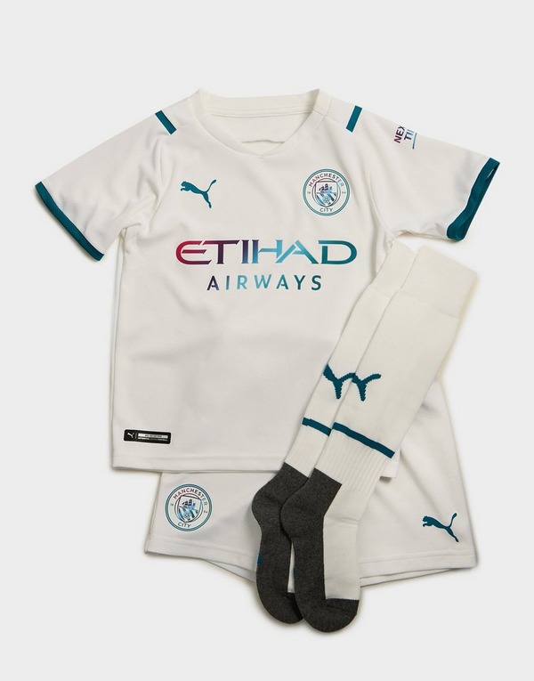 Puma Manchester City Fc 2021 22 Away Kit Children