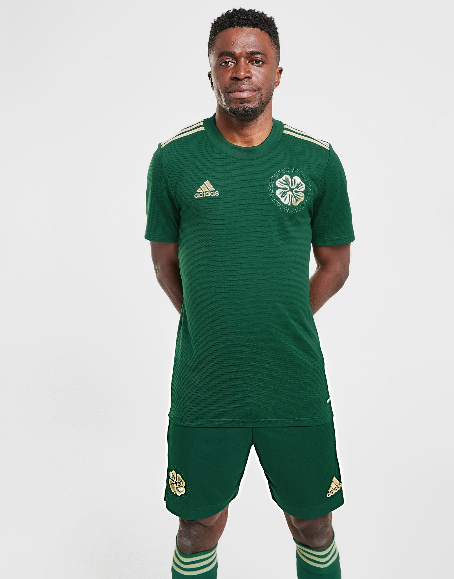 Green adidas Celtic 2021/22 Unsponsored Away Shirt - JD Sports NZ