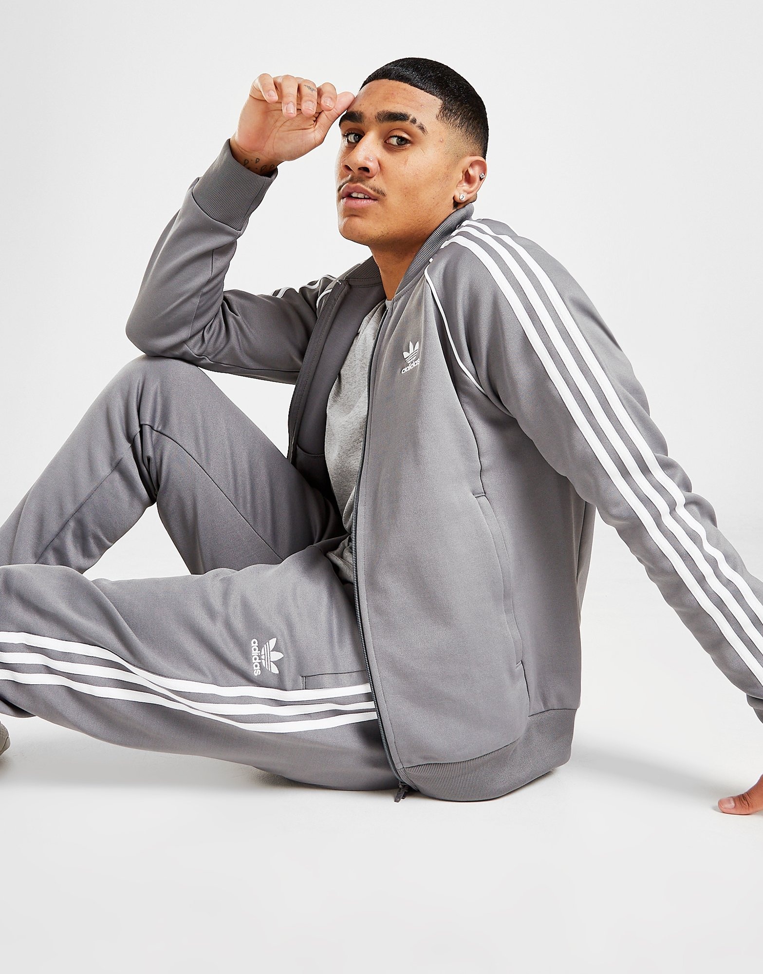 adidas Originals SS Trainingsoberteil Herren Grau JD Sports Österreich