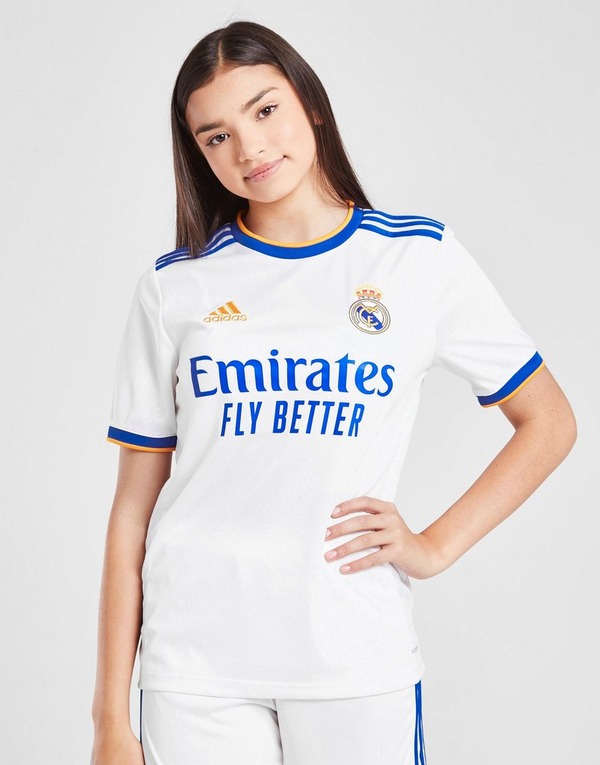 Adidas Real Madrid 2021 22 Home Shirt Kinder Weiss Jd Sports