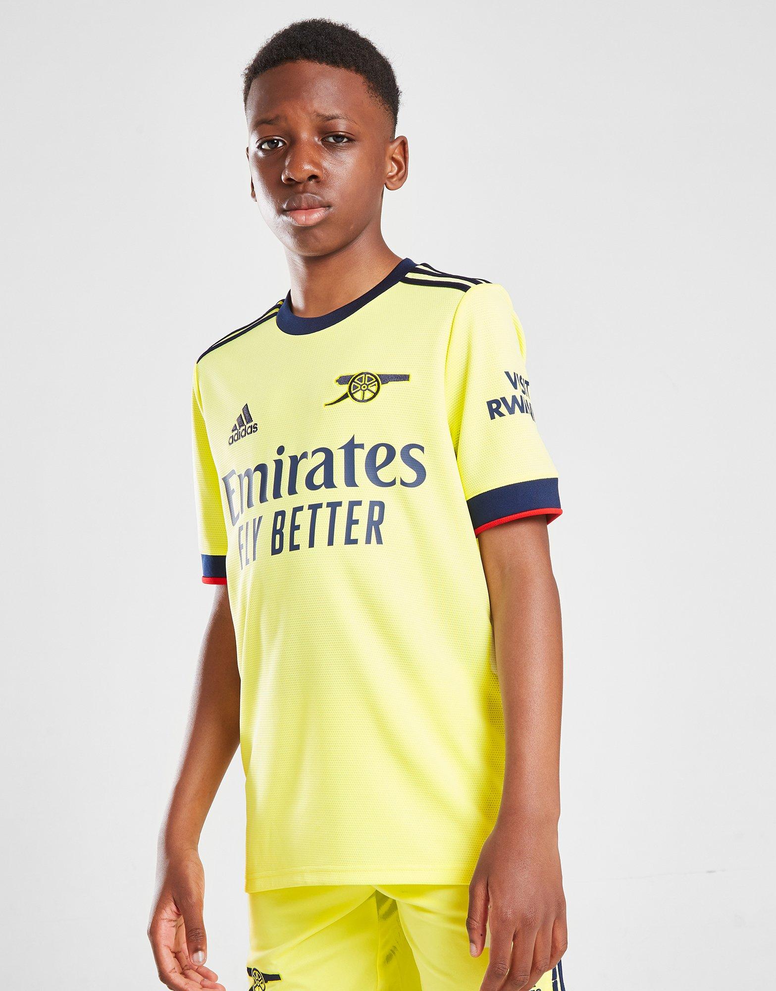 adidas Arsenal FC 21/22 Away Shirt Woman Yellow