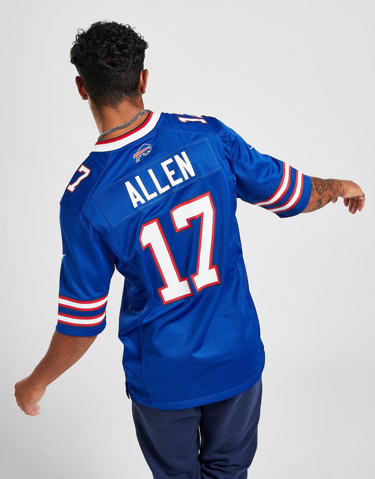 Rare AFL-Style Blue No. 17 JOSH ALLEN Buffalo Bills SHIRT/Jersey XL